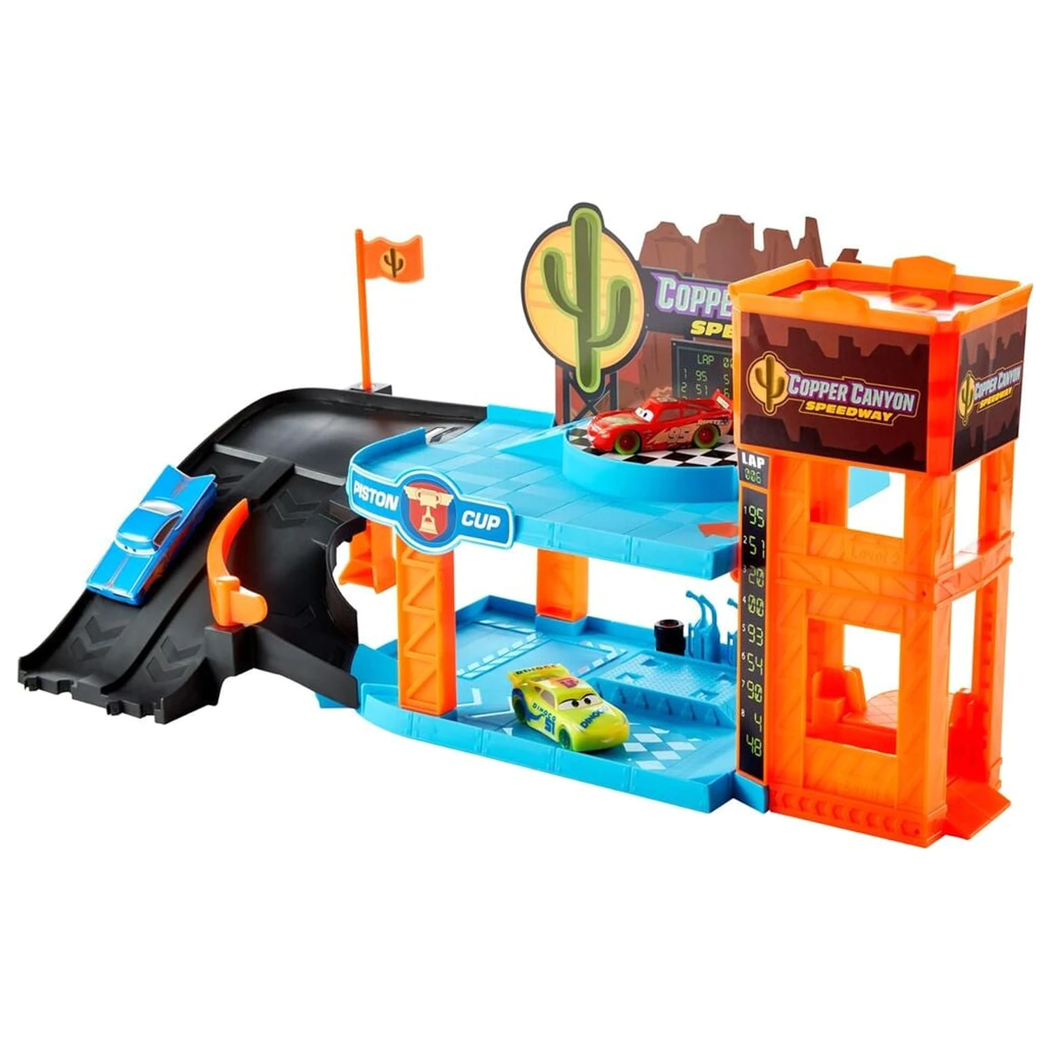 Herní sada Disney Pixar Cars Copper Canyon Glow workshop playset fotografii produktu