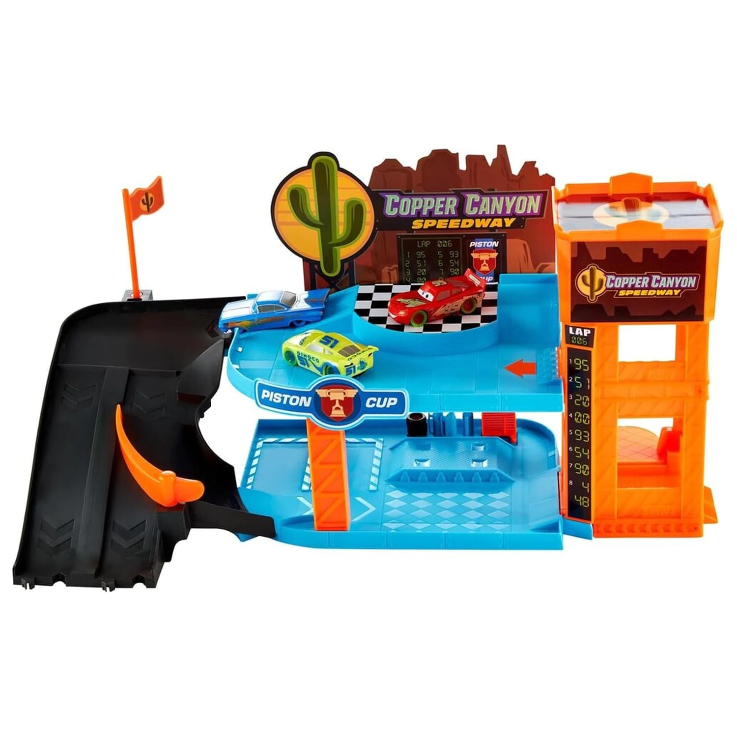 Herní sada Disney Pixar Cars Copper Canyon Glow workshop playset fotografii produktu