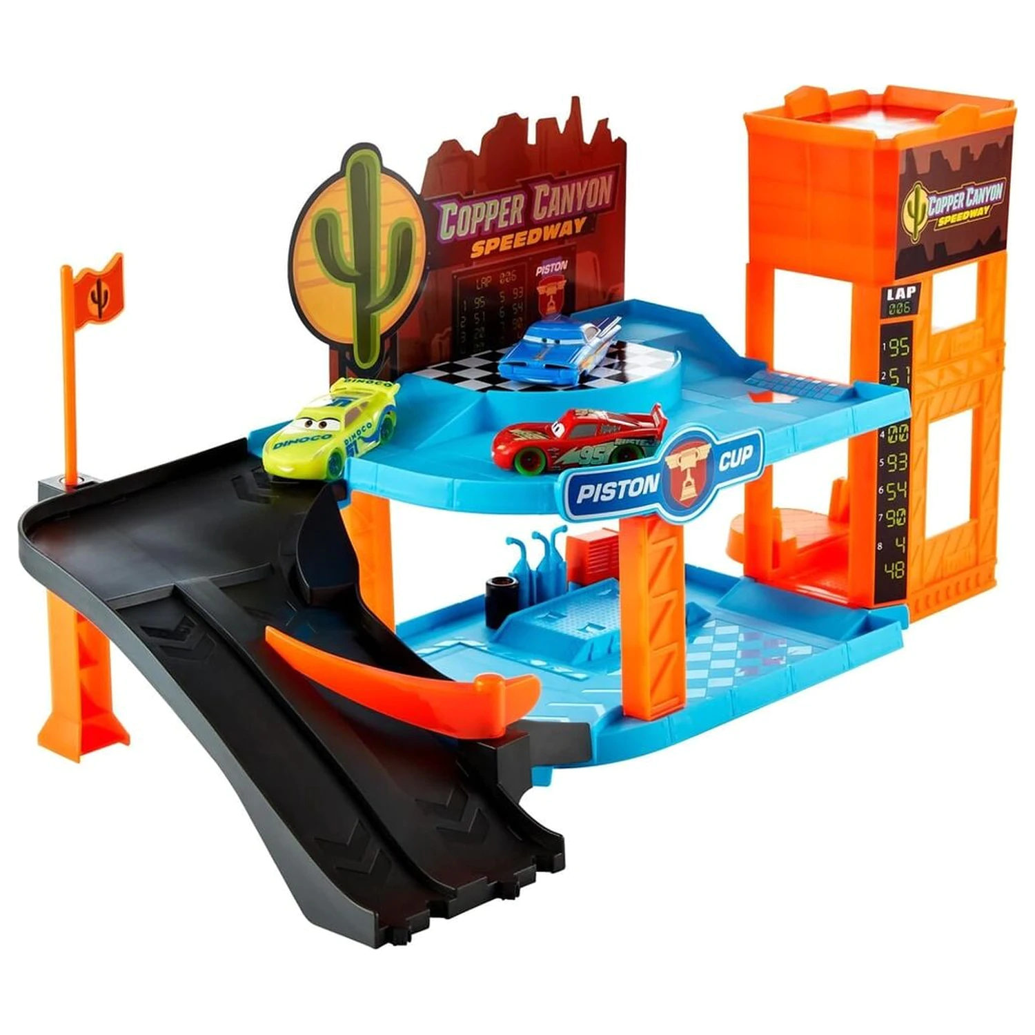Herní sada Disney Pixar Cars Copper Canyon Glow workshop playset fotografii produktu