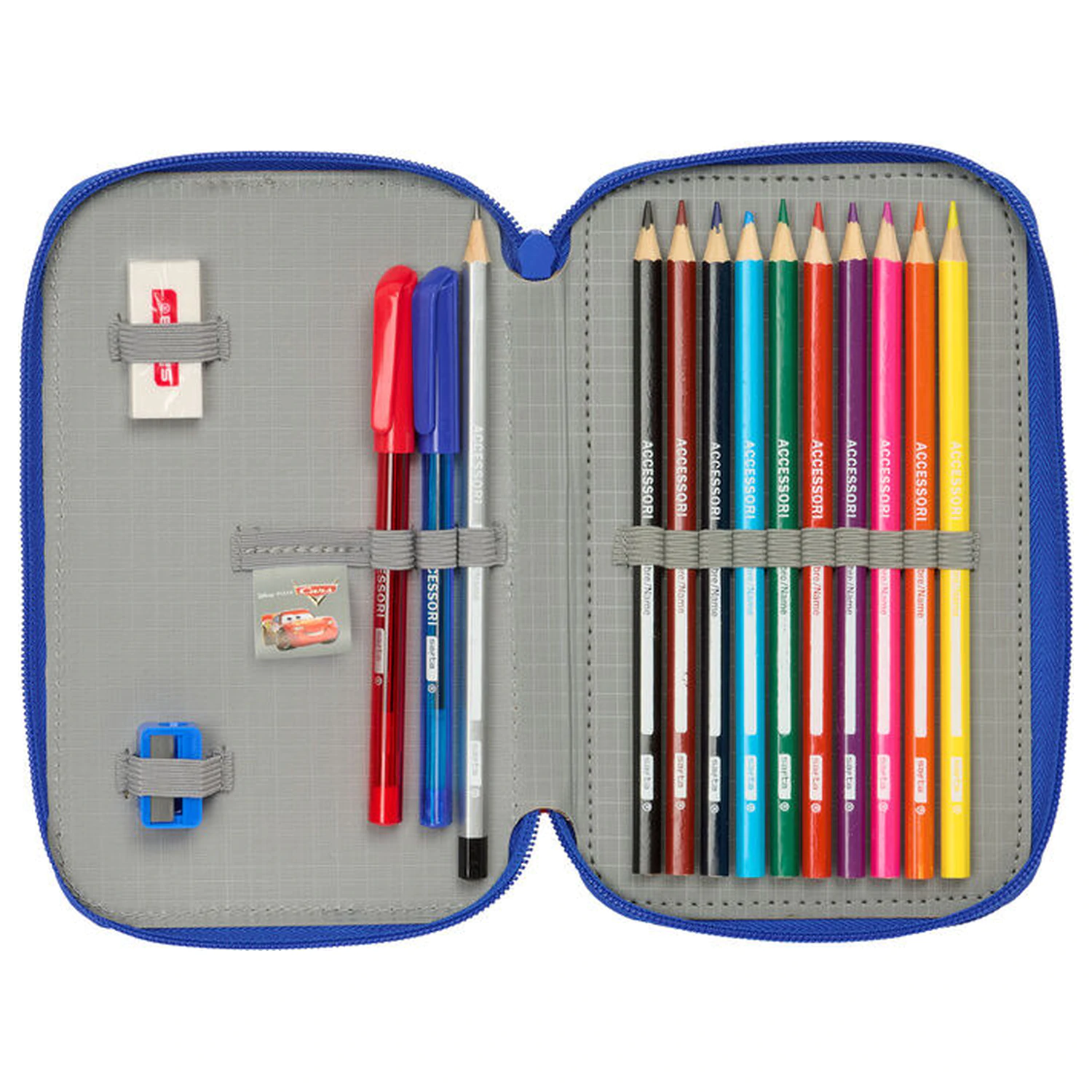 Disney Pixar Cars dvojitý penál 29 kusů fotografii produktu