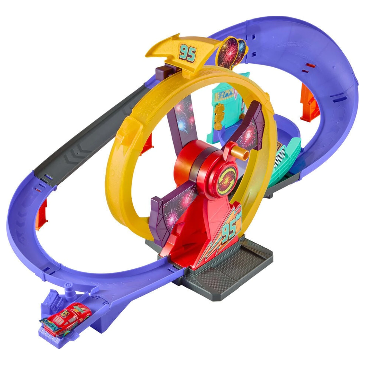 Disney Pixar Cars Lightning McQueen závodní dráha set fotografii produktu
