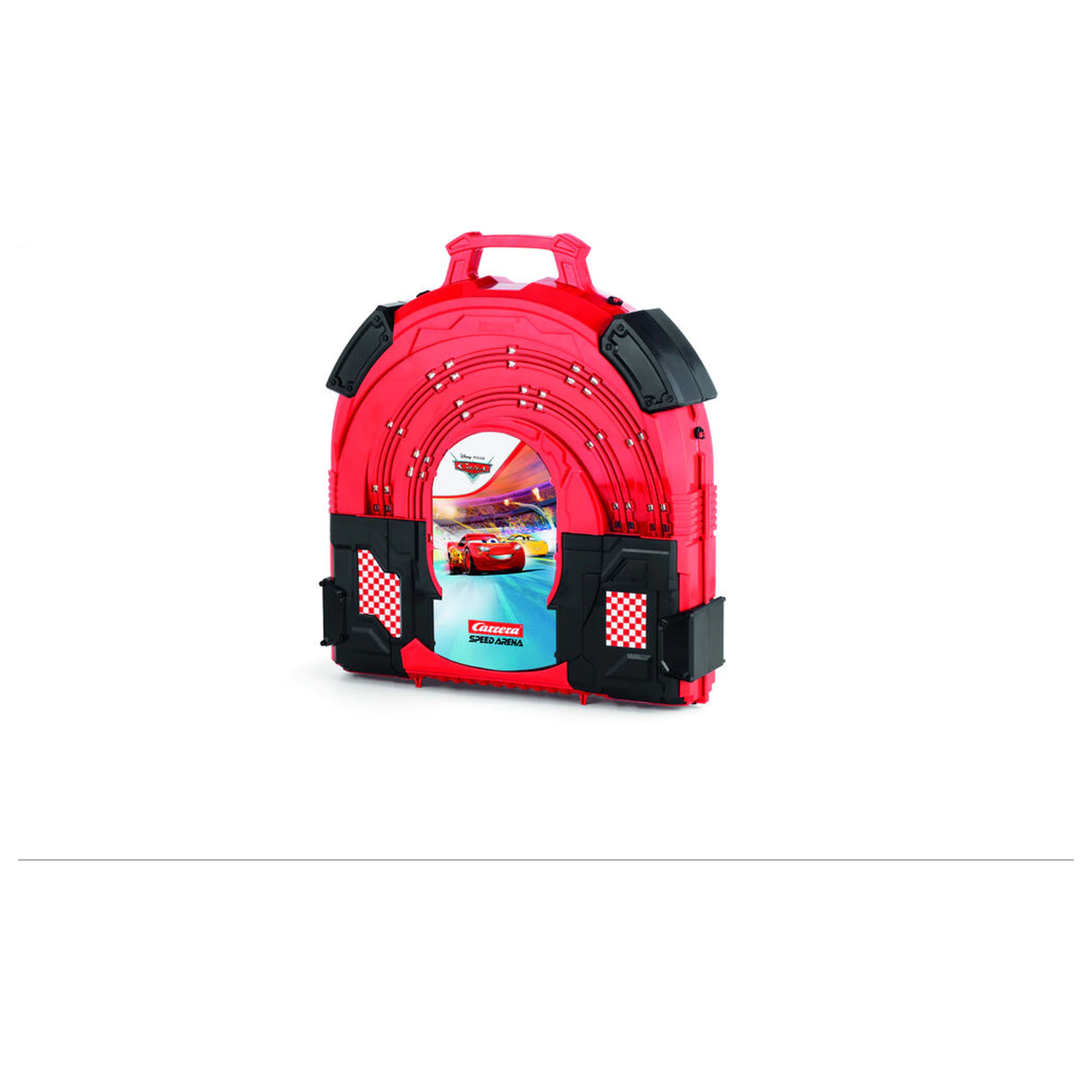 Disney Pixar Cars Závodní dráha Race in a Case fotografii produktu