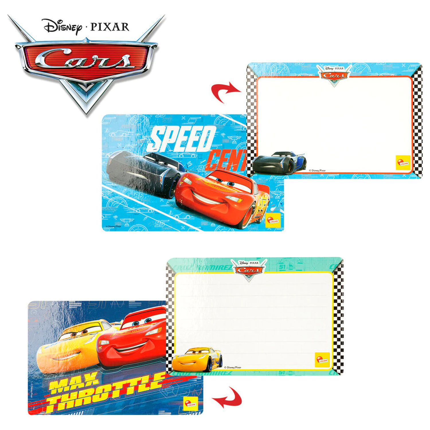 Disney Pixar Cars kreslící škola fotografii produktu