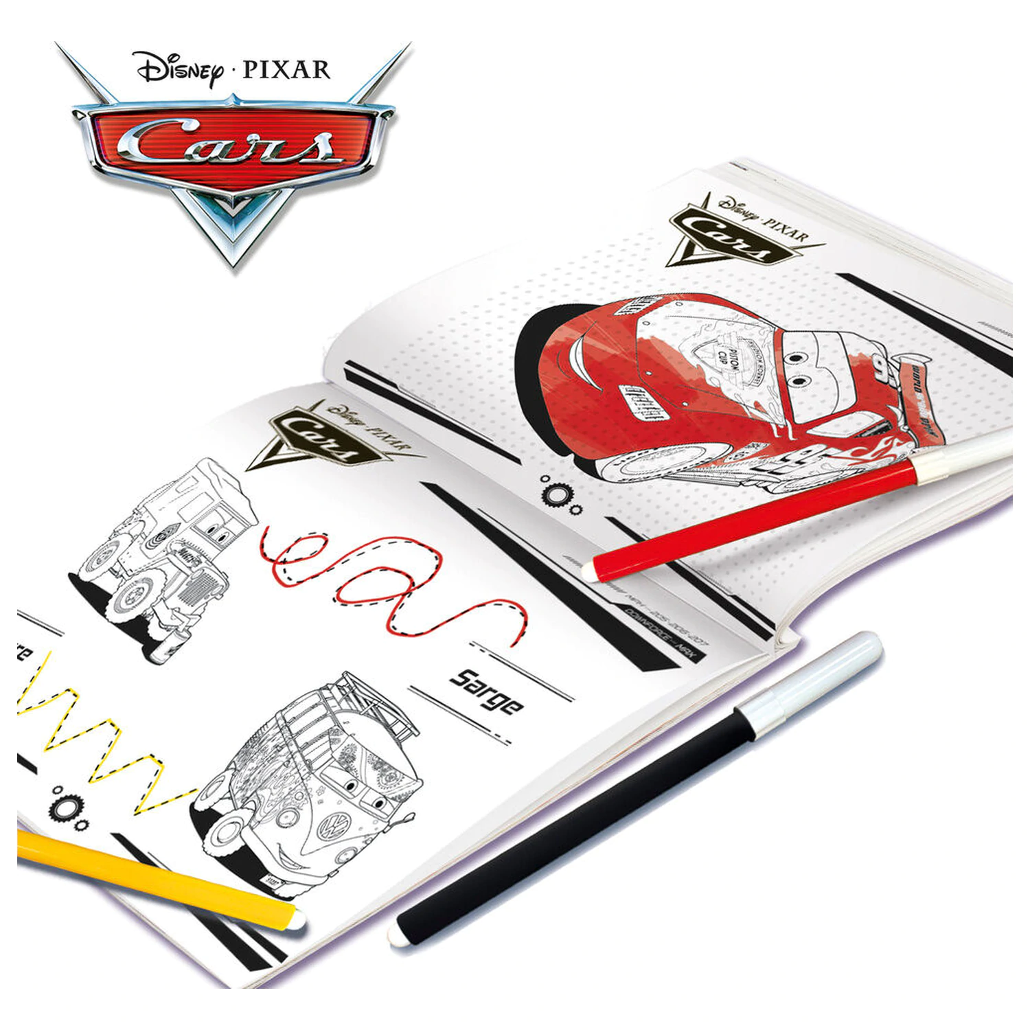 Disney Pixar Cars kreslící škola fotografii produktu