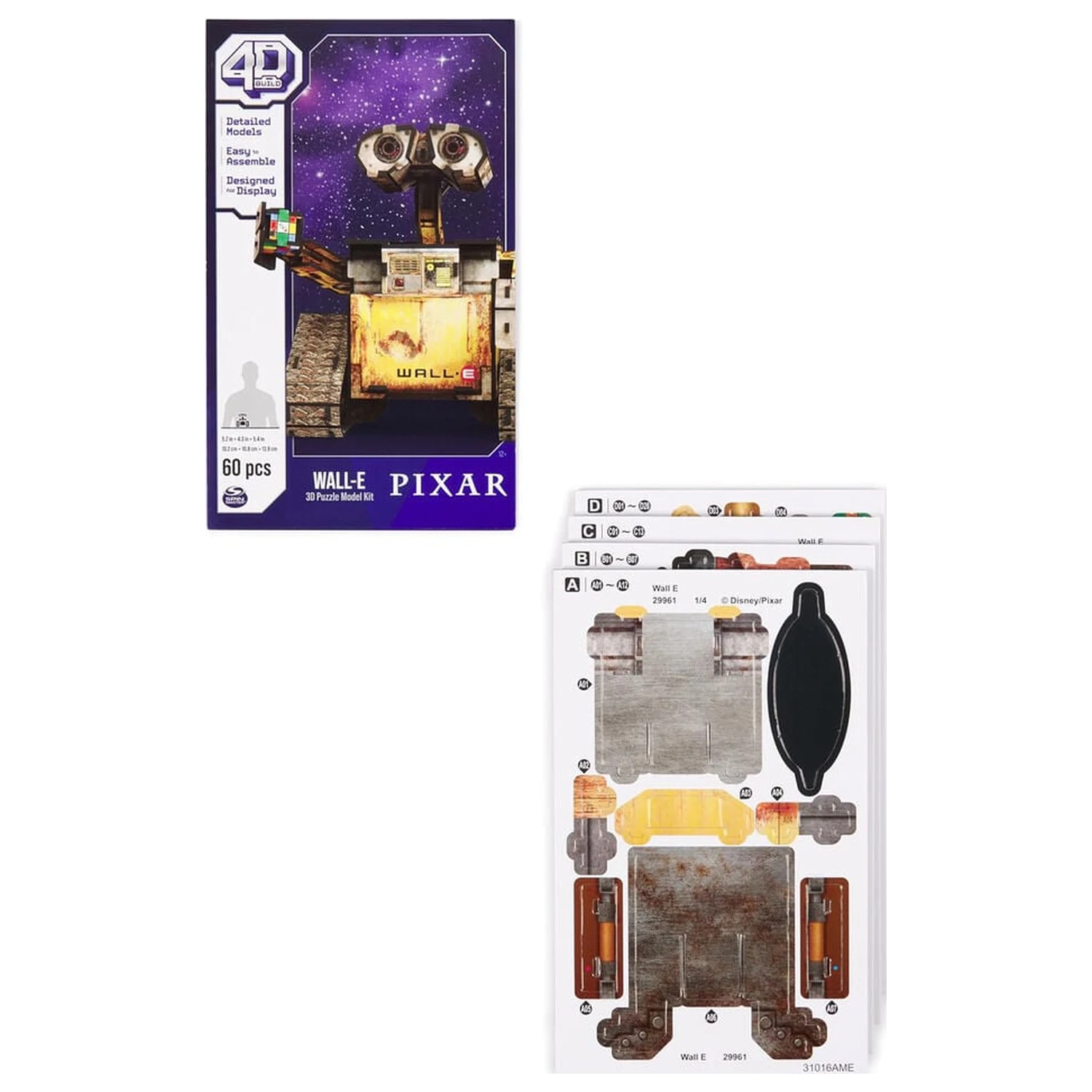 Disney Pixar Wall-E 3D puzzle (60 ks) fotografii produktu
