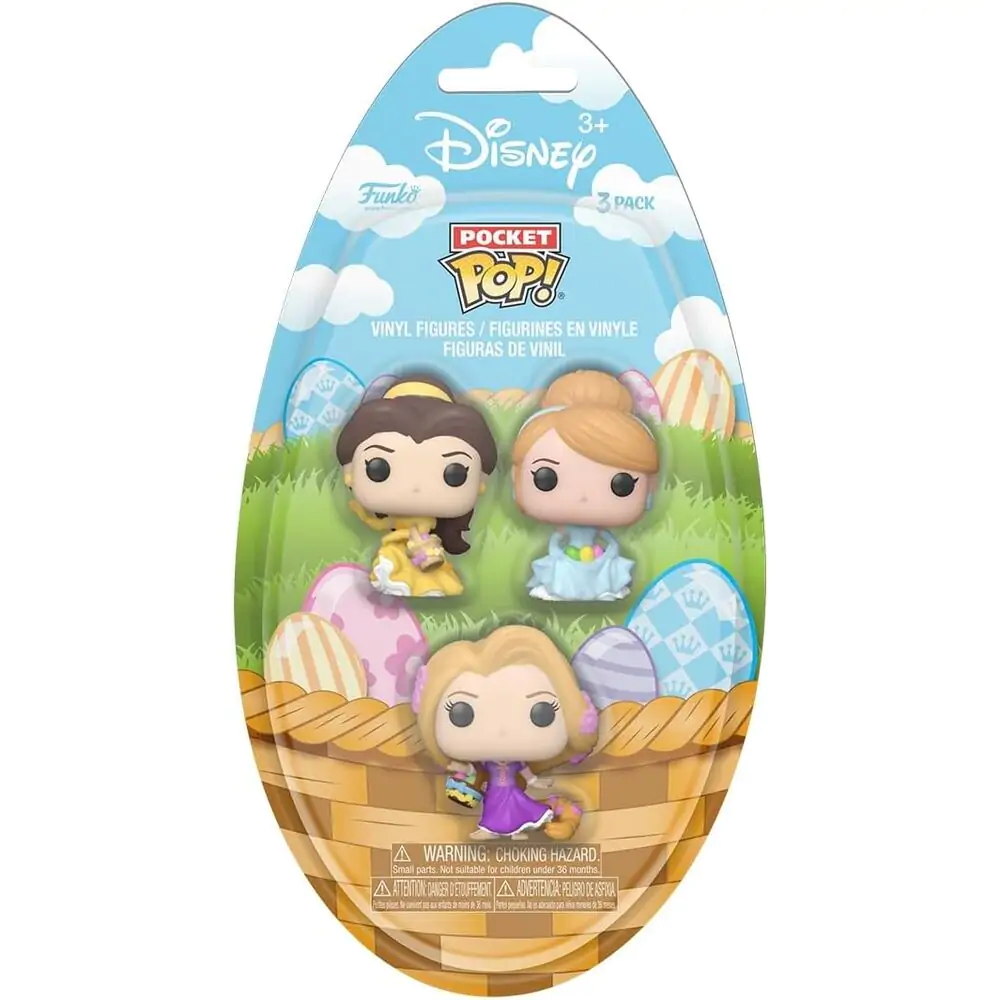Disney Pocket Funko POP! Vinylová figurka 3-Pack Vejce Princezna 4 cm fotografii produktu