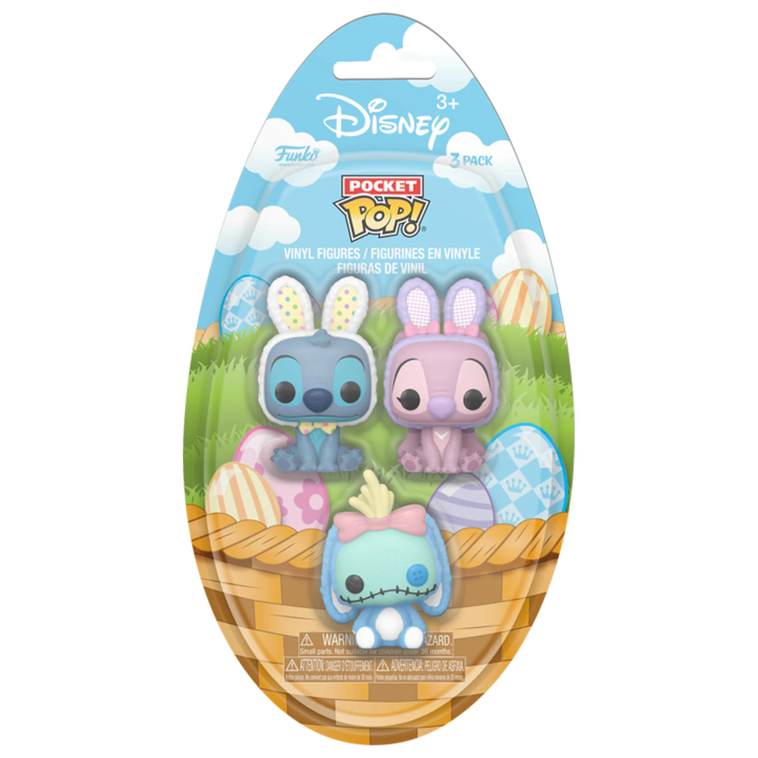 DISNEY Pocket Funko POP! Lilo & Stitch (3 ks) fotografii produktu