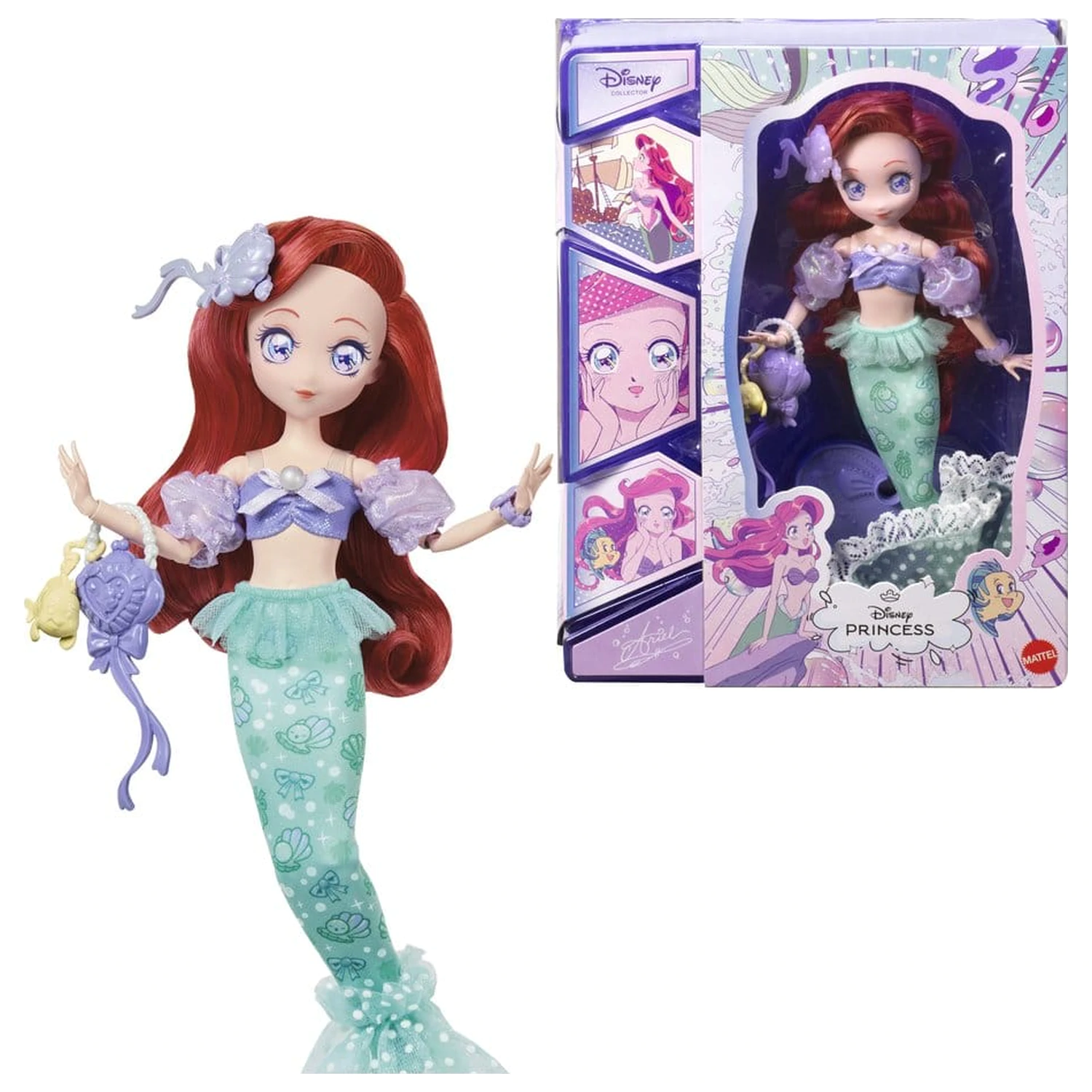 Disney Princess Panenka Manga Ariel 22 cm fotografii produktu