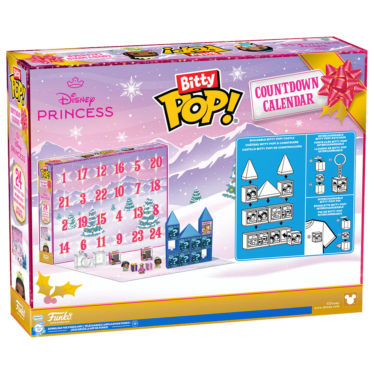 Disney Princess Funko Bitty POP! Adventní kalendář fotografii produktu