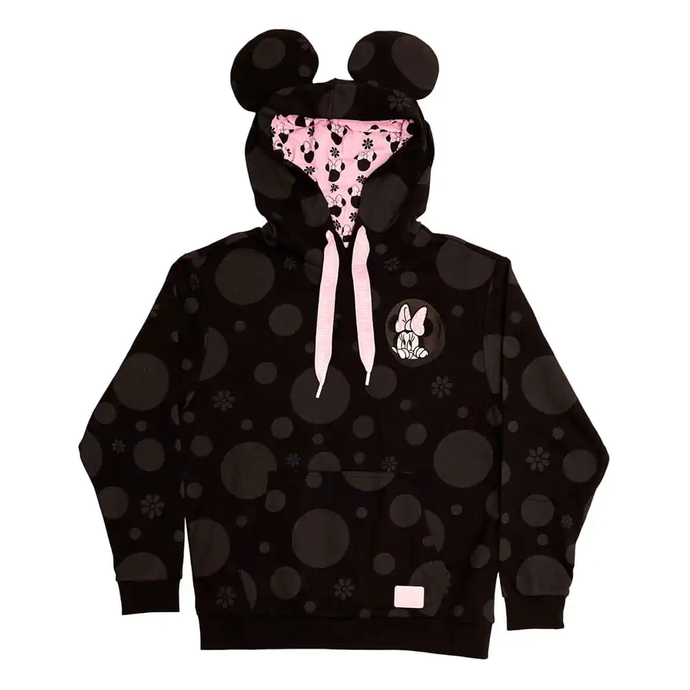 Disney by Loungefly Unisex mikina s kapucí Minnie Rocks the Dots Florals fotografii produktu