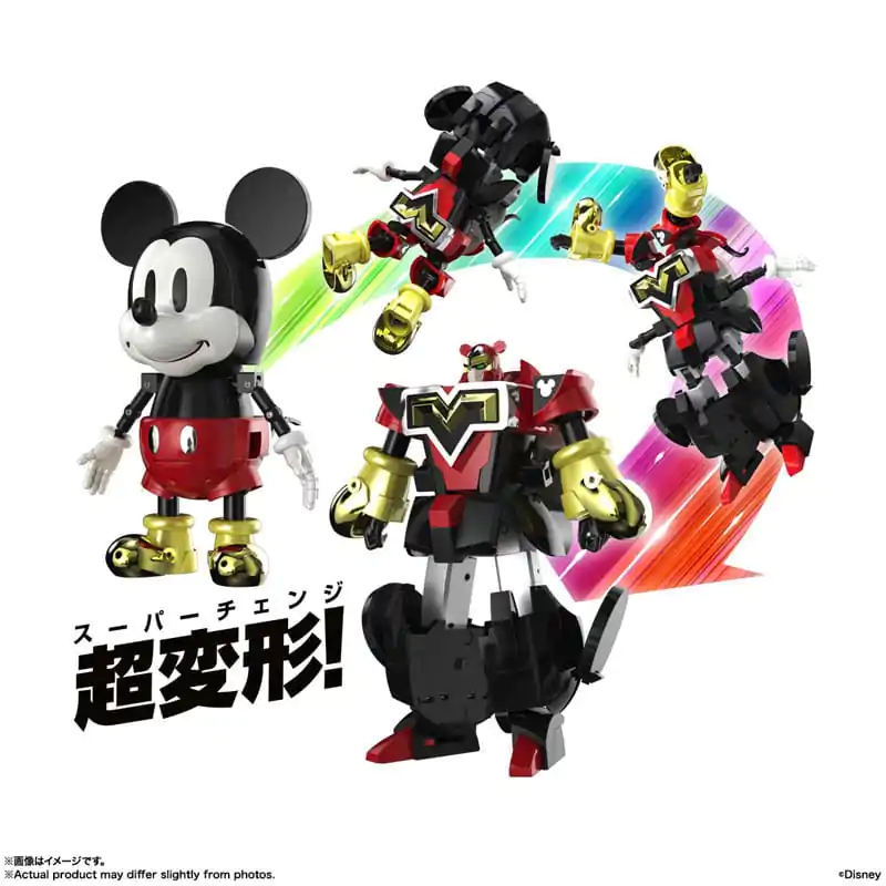 Disney Soul of Chogokin Sběratelská Akční Figurka Super Change Mickey Mouse od Kunio Okawara 13 cm fotografii produktu