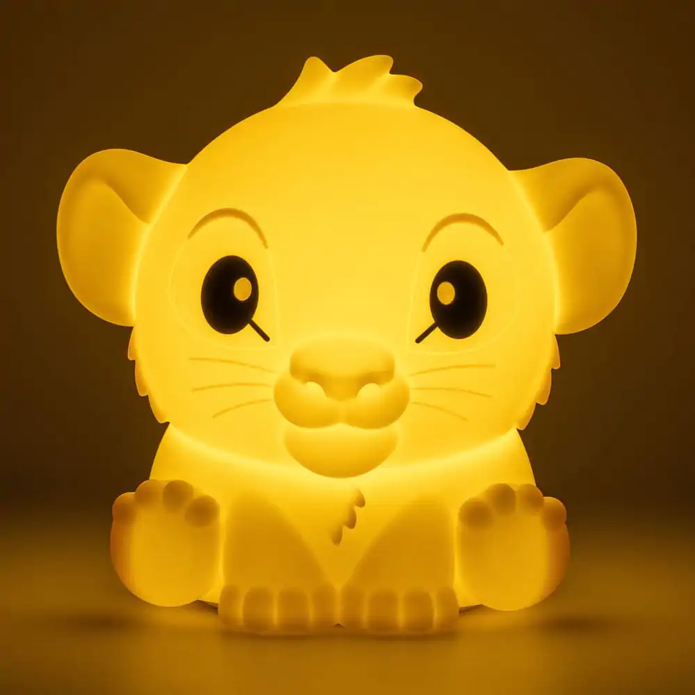 Disney Squishy Glo Silikonové Světlo The Lion King Simba 15 cm fotografii produktu