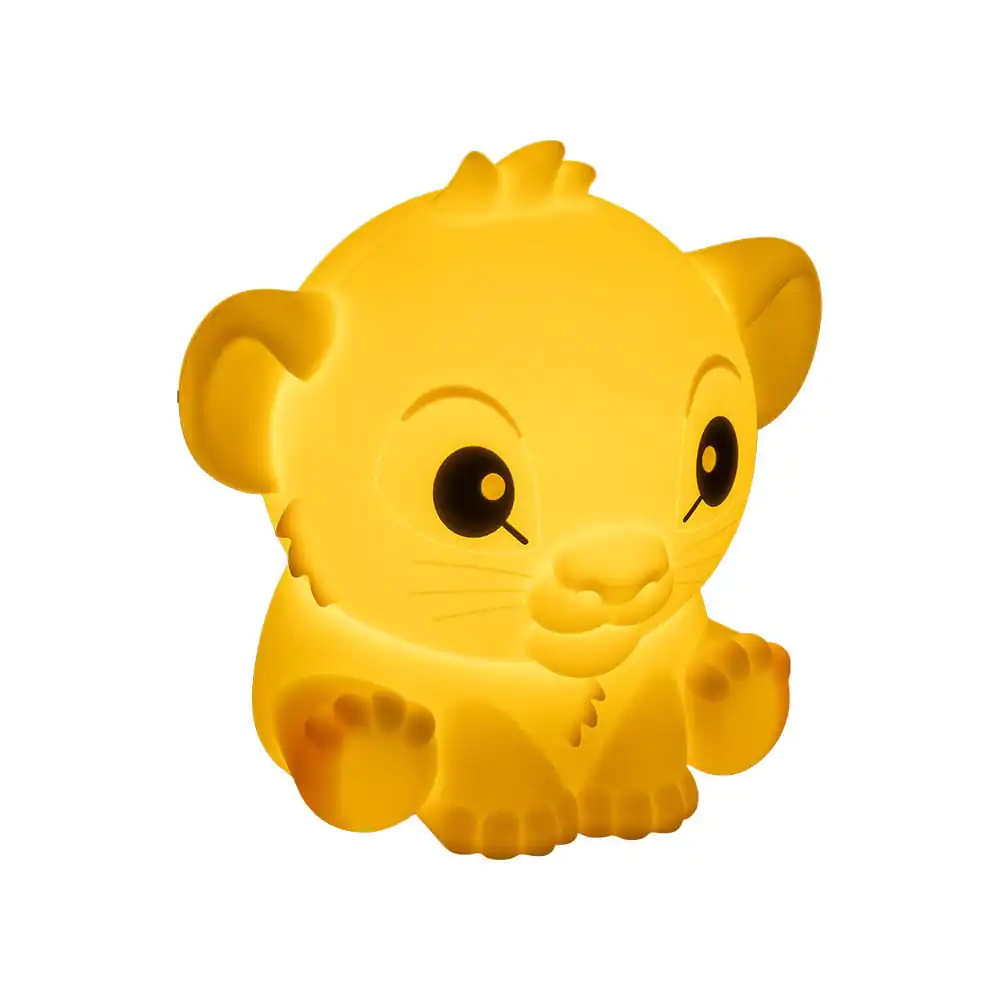 Disney Squishy Glo Silikonové Světlo The Lion King Simba 15 cm fotografii produktu