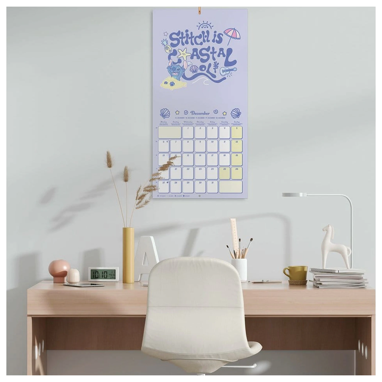 Disney Stitch Nástěnný kalendář 2027 30 x 30 cm fotografii produktu