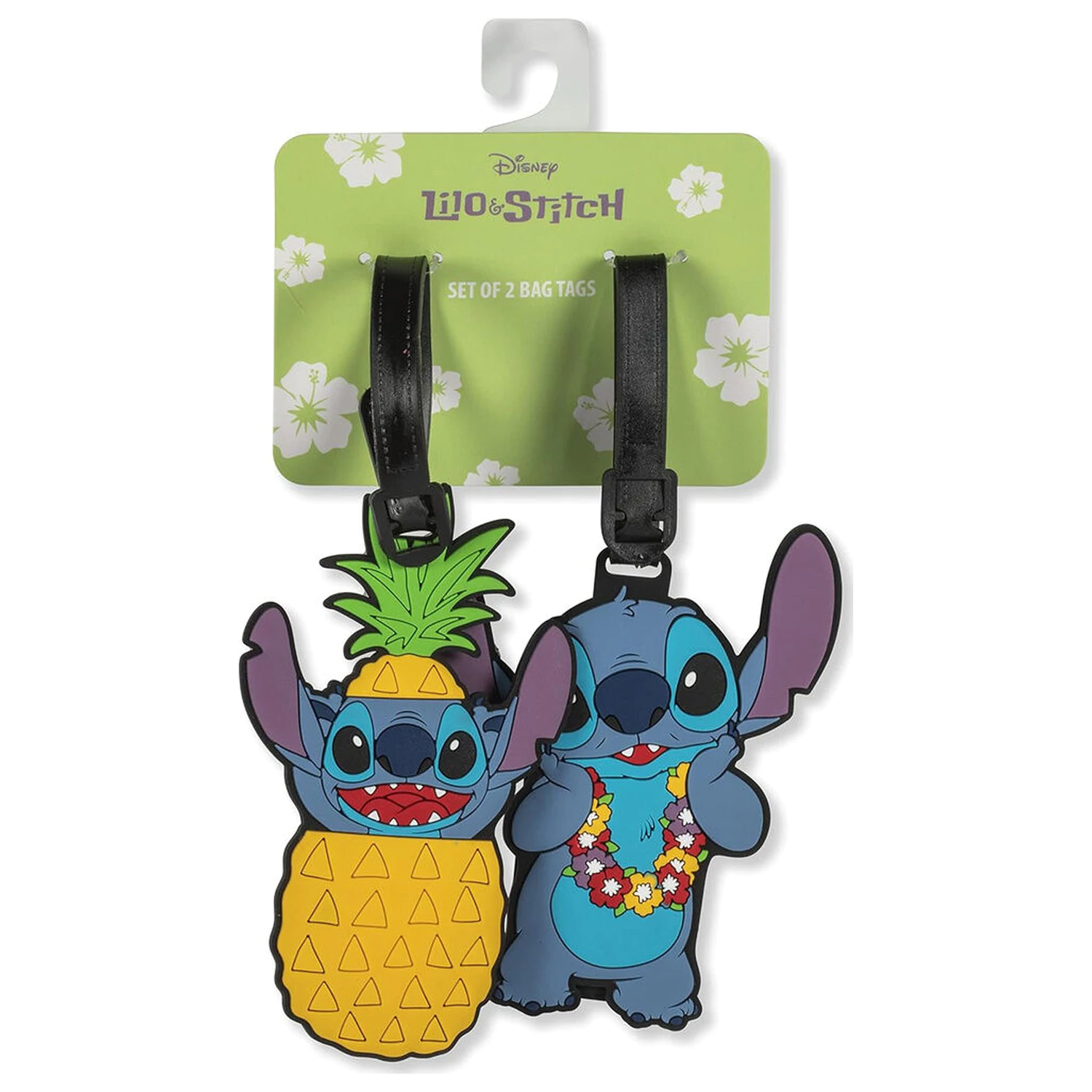 Disney Stitch sada 2 visaček na zavazadla fotografii produktu
