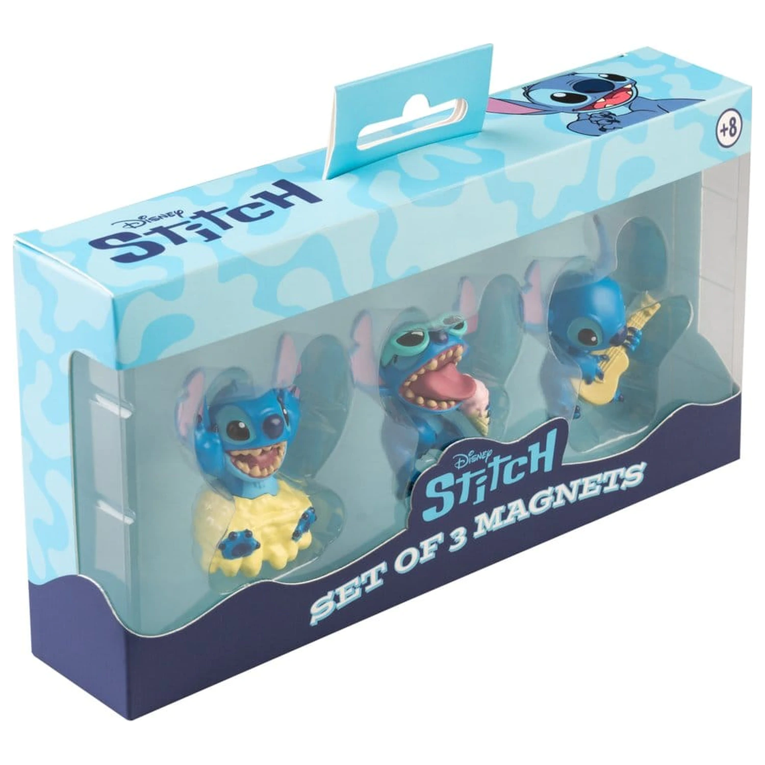 Disney Stitch Set 3 3D magnety fotografii produktu