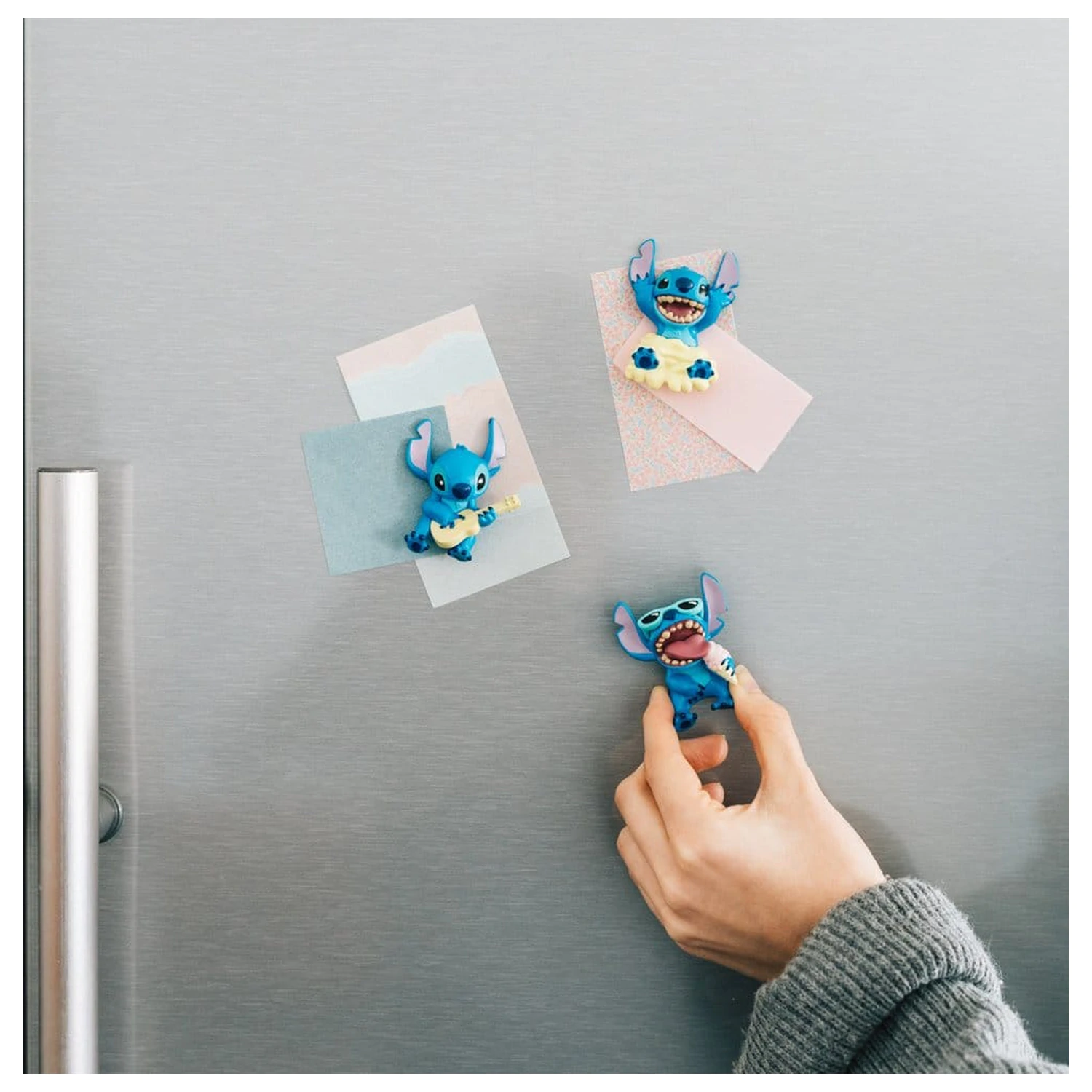 Disney Stitch Set 3 3D magnety fotografii produktu