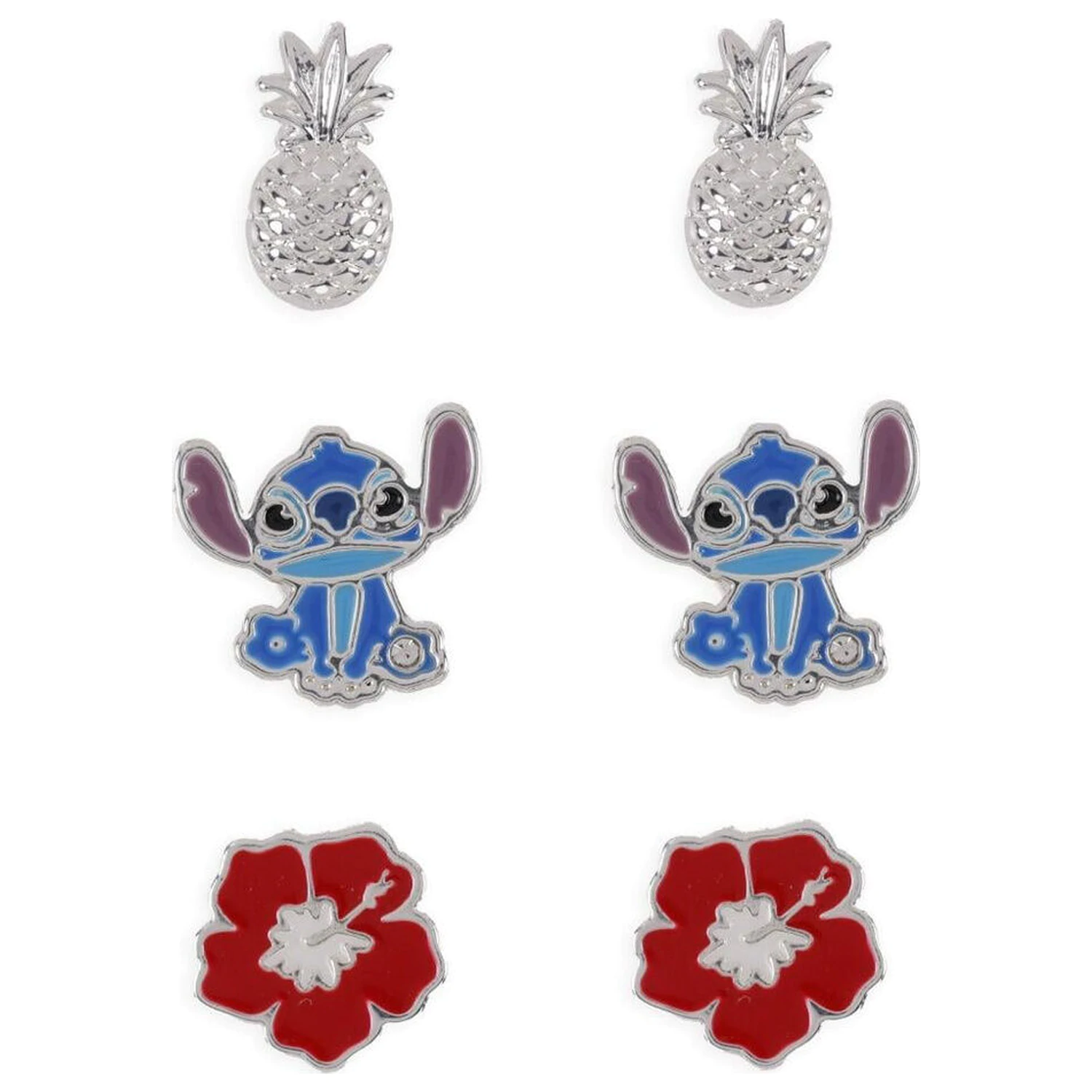Disney Stitch sada 3 náušnic fotografii produktu