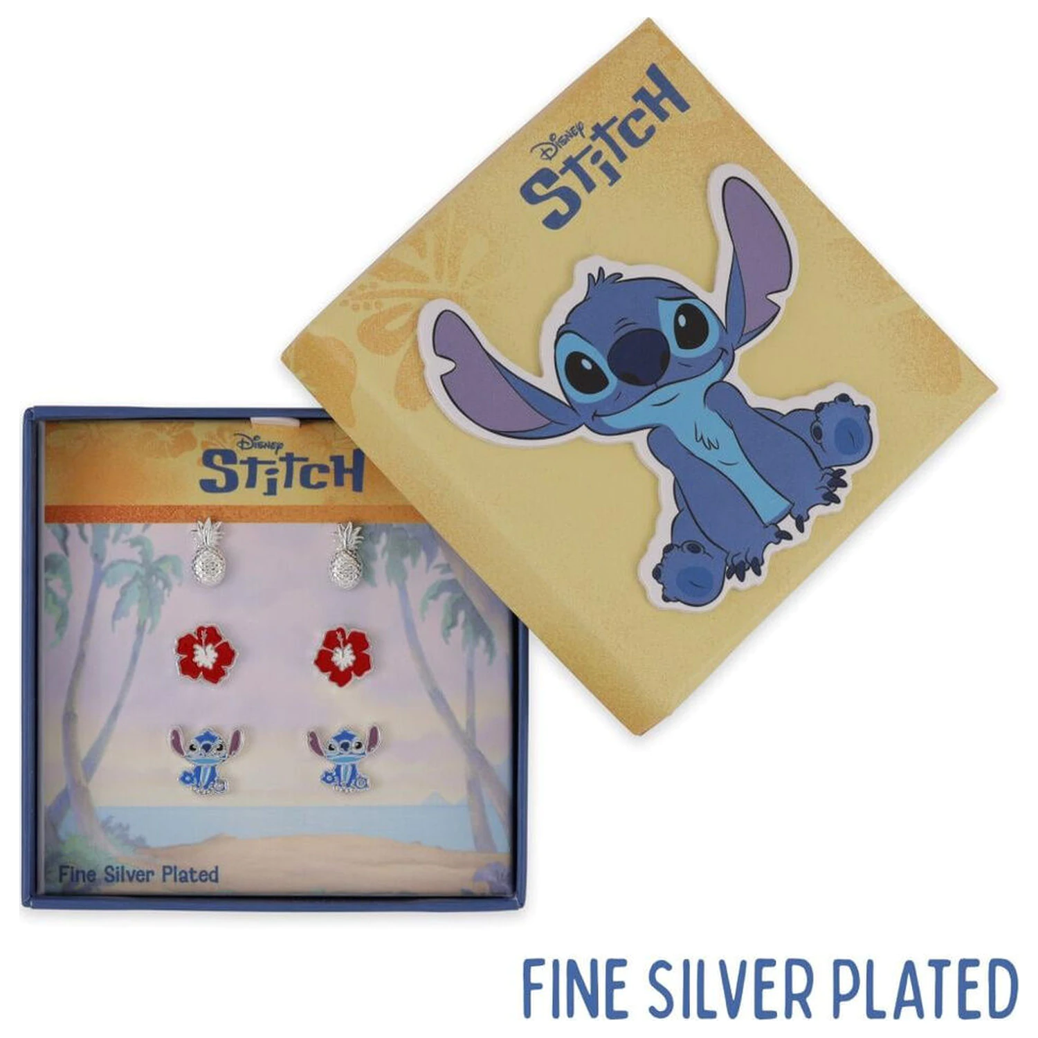 Disney Stitch sada 3 náušnic fotografii produktu