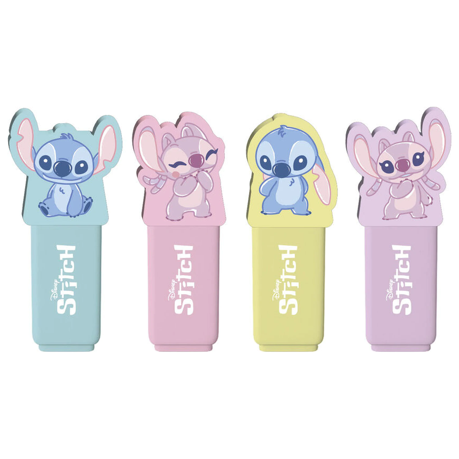 Disney Stitch sada 4 zvýrazňovačů s ozdobou fotografii produktu