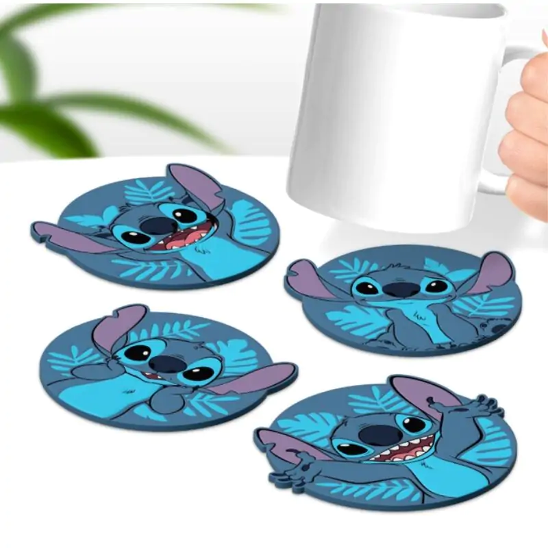 Disney Stitch sada 4 podtácky fotografii produktu