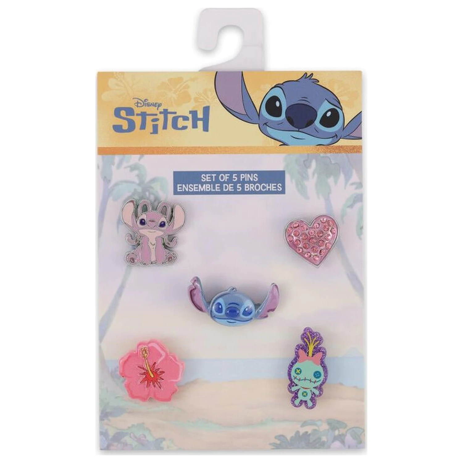 Disney Stitch sada 5 odznaků fotografii produktu