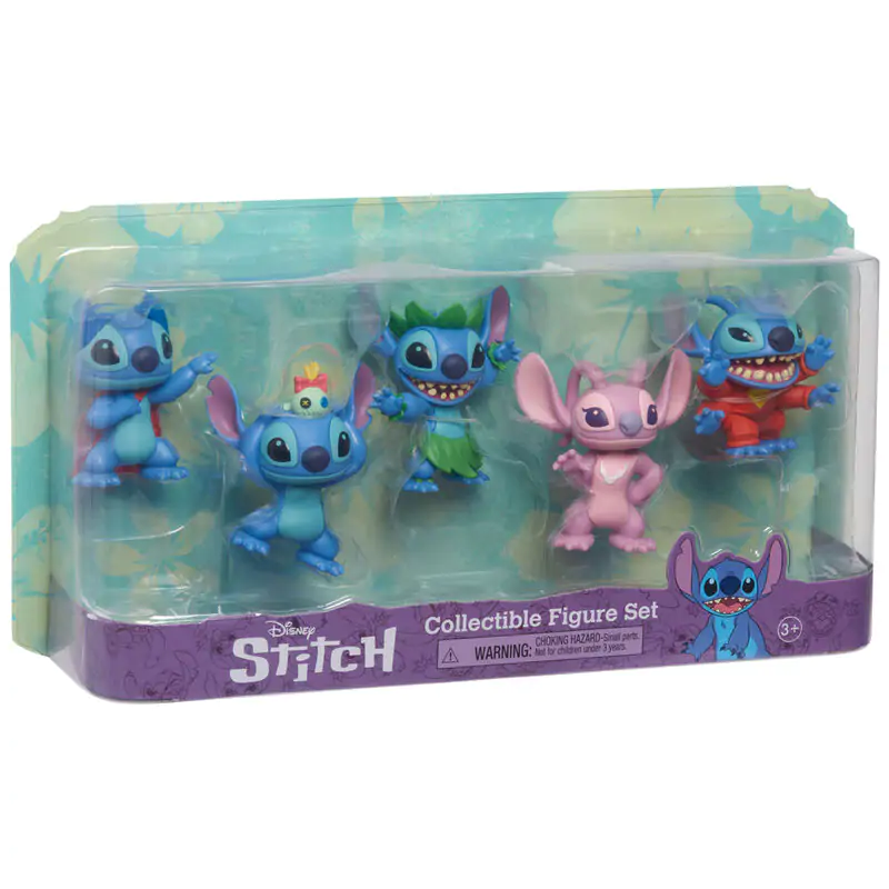 Disney Stitch balení 5 figurek 7 cm fotografii produktu