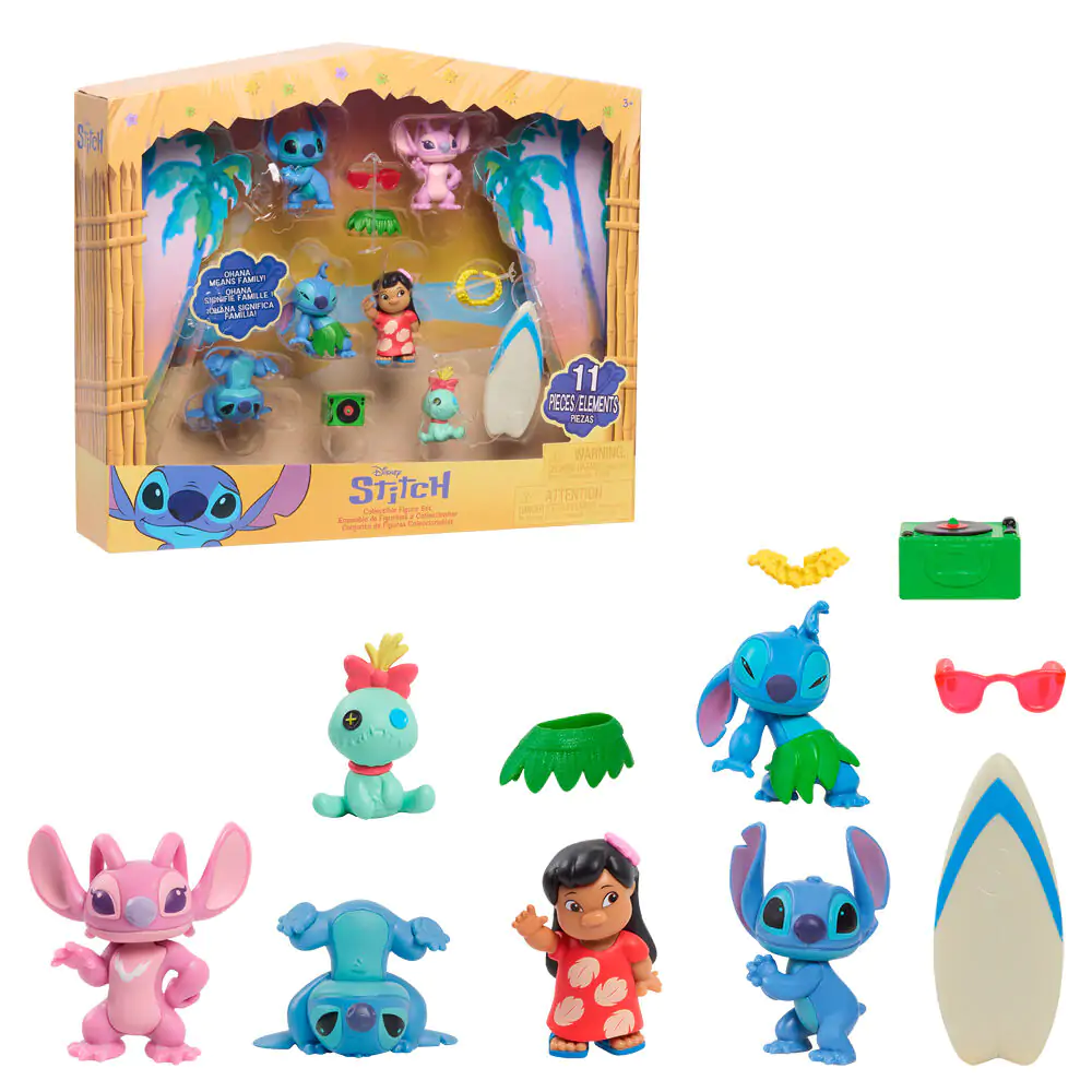 Disney Stitch balení 6 figurek 5 cm fotografii produktu