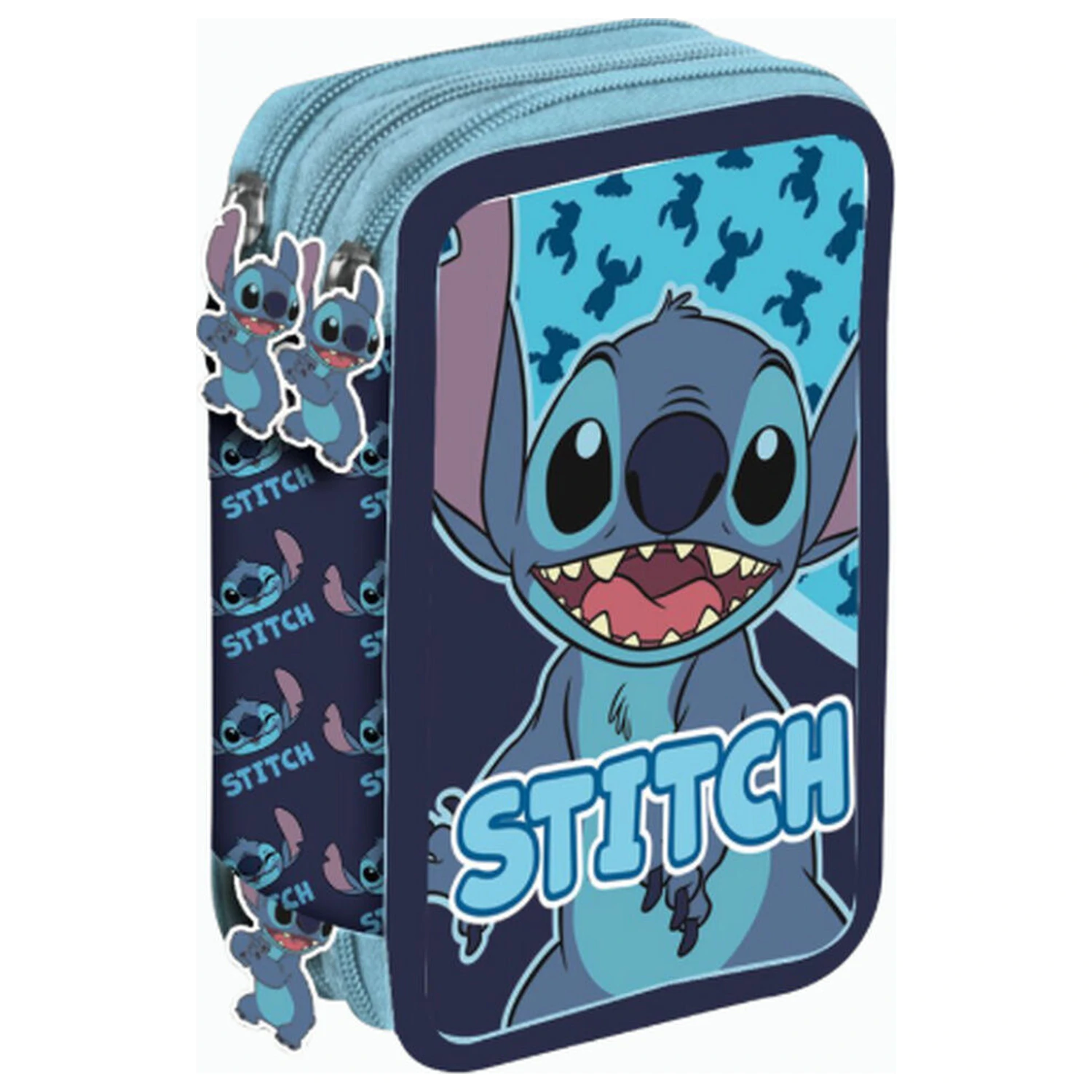 Disney Stitch Abstraktní trojitý penál fotografii produktu