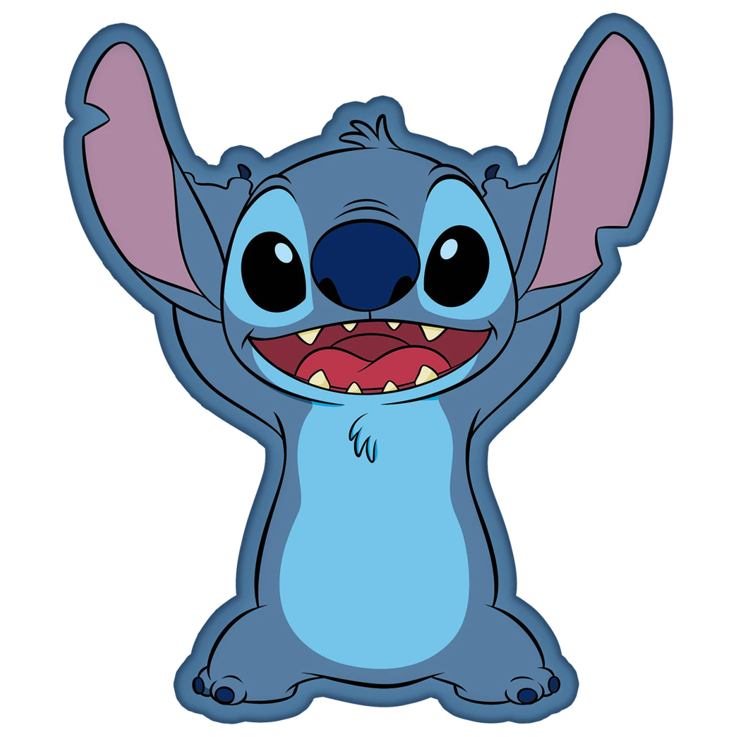 Disney Stitch polštář ve tvaru mimozemšťana, dekorativní polštář fotografii produktu