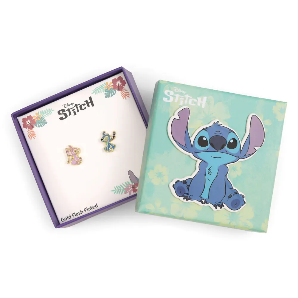 Disney Stitch & Angel náušnice fotografii produktu