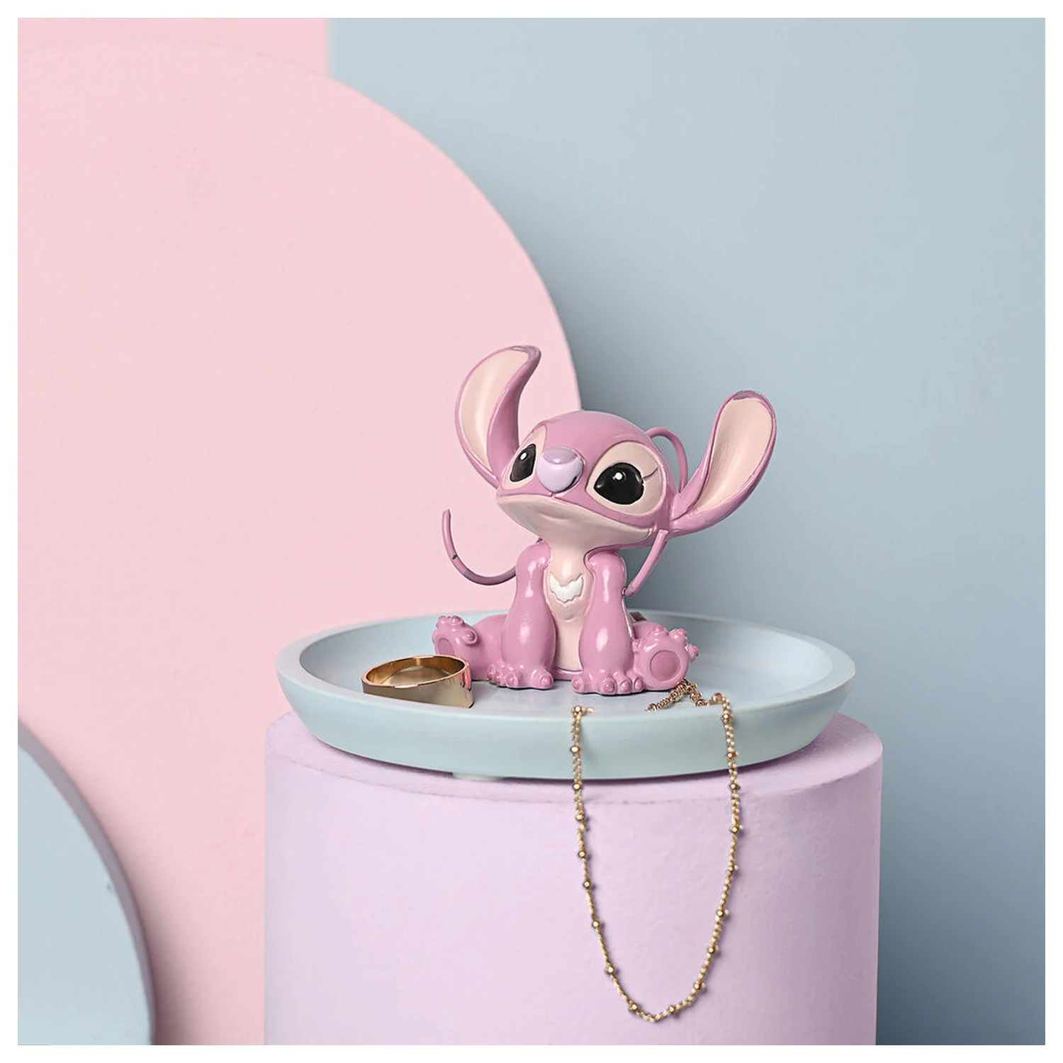 Disney Stitch Angel pryskyřičná miska na drobnosti fotografii produktu
