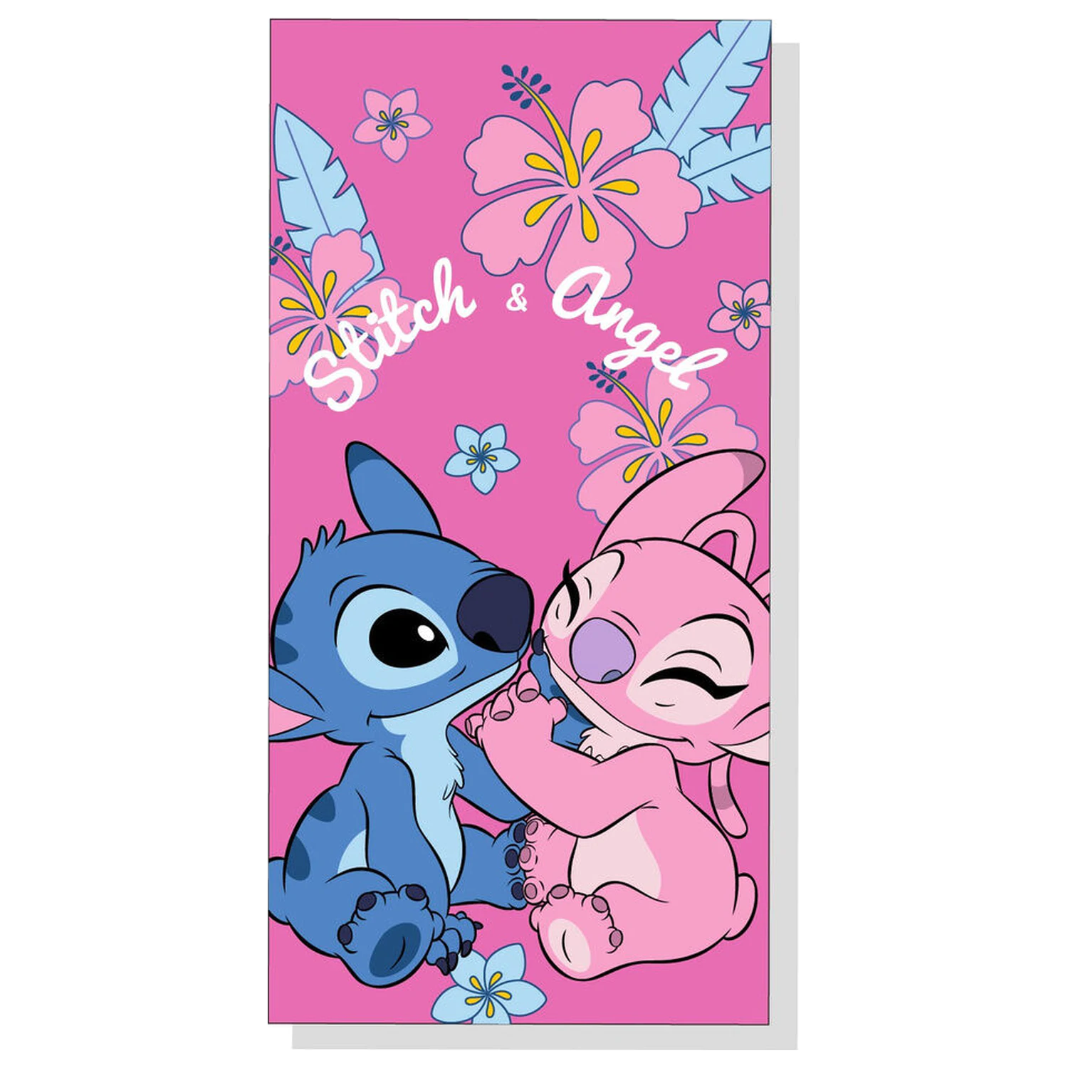 Disney Stitch & Angel mikro vláknový plážový ručník fotografii produktu