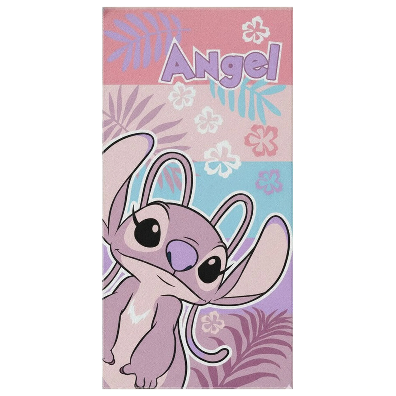 Disney Stitch Angel mikroflísová plážová osuška fotografii produktu