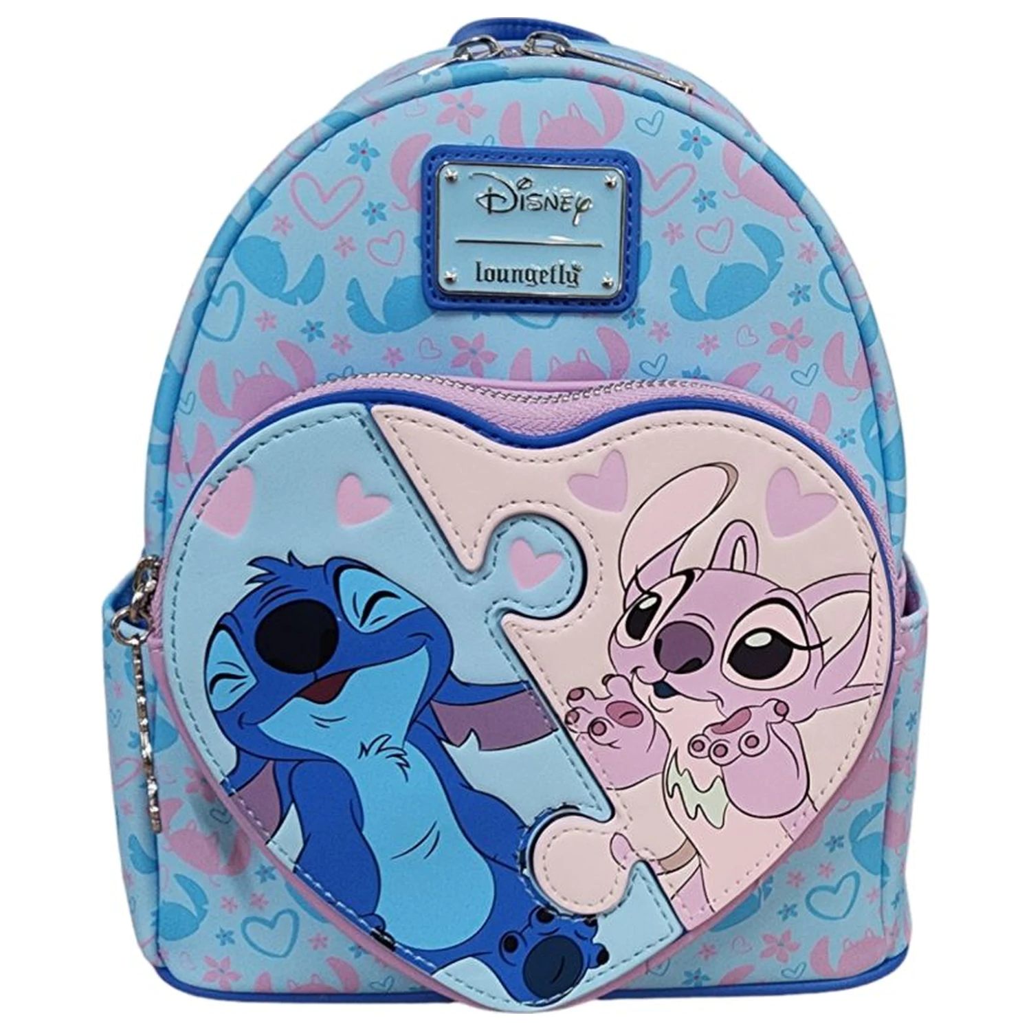 DISNEY Stitch & Angel Mini batoh LoungeFly "Exclusive Edition" fotografii produktu