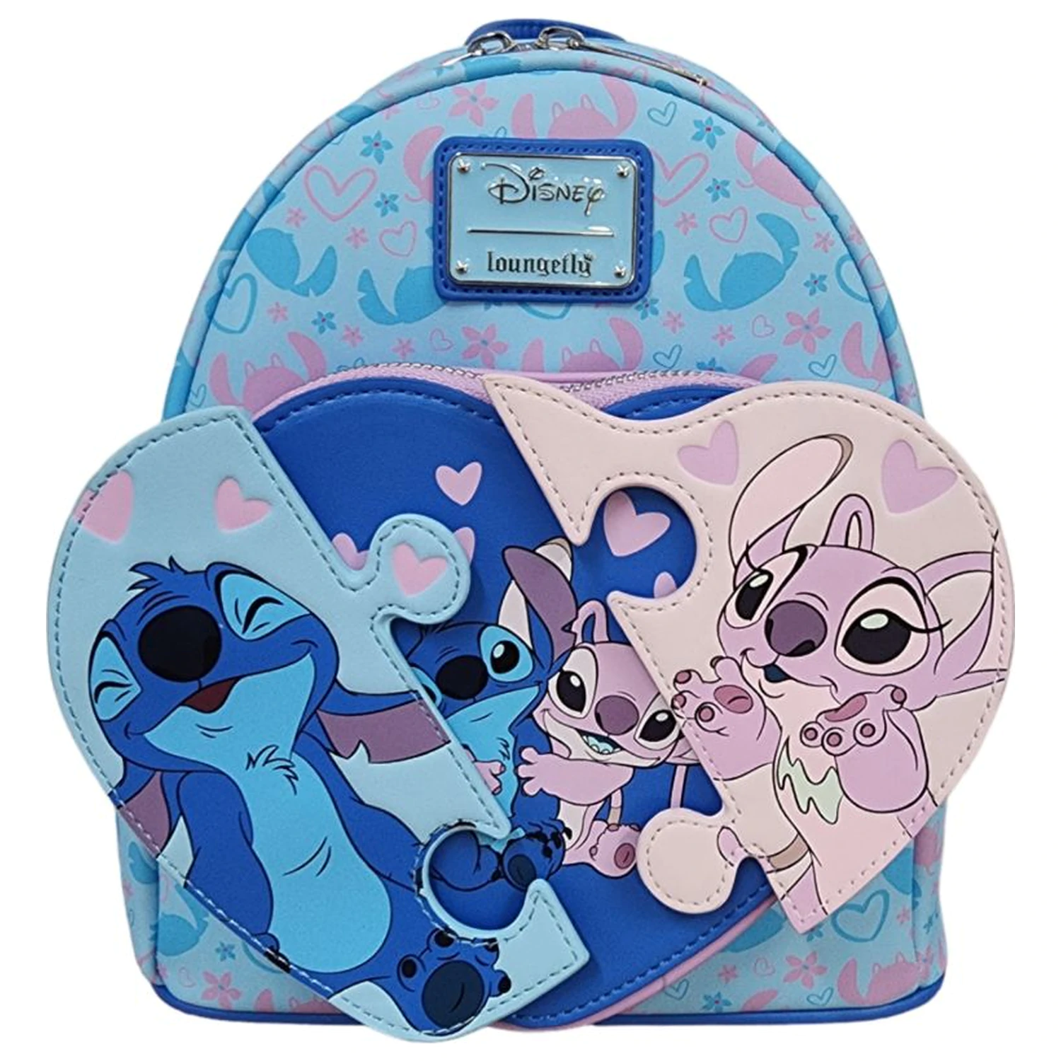 DISNEY Stitch & Angel Mini batoh LoungeFly "Exclusive Edition" fotografii produktu