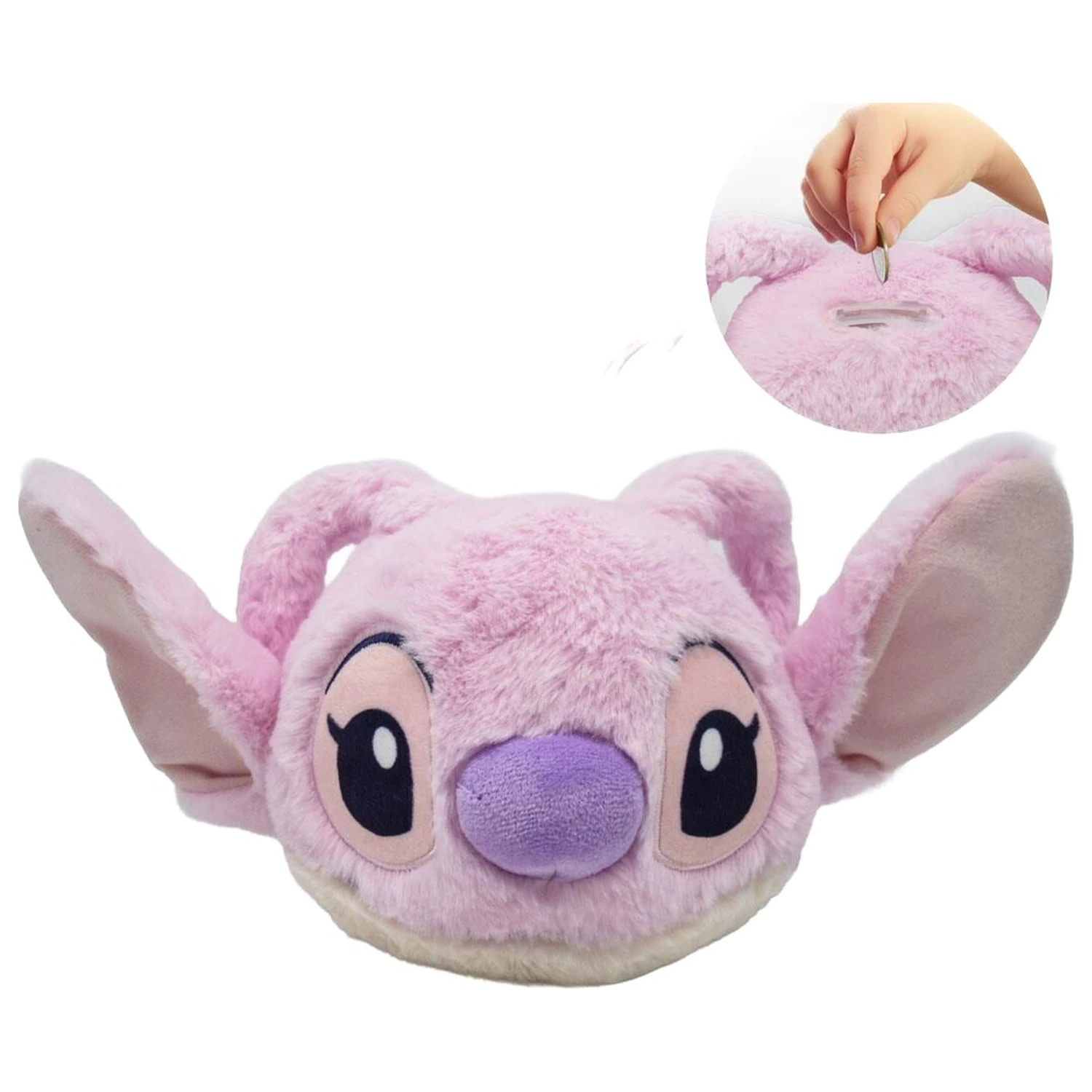 Disney Stitch Angel plyšová pokladnička fotografii produktu