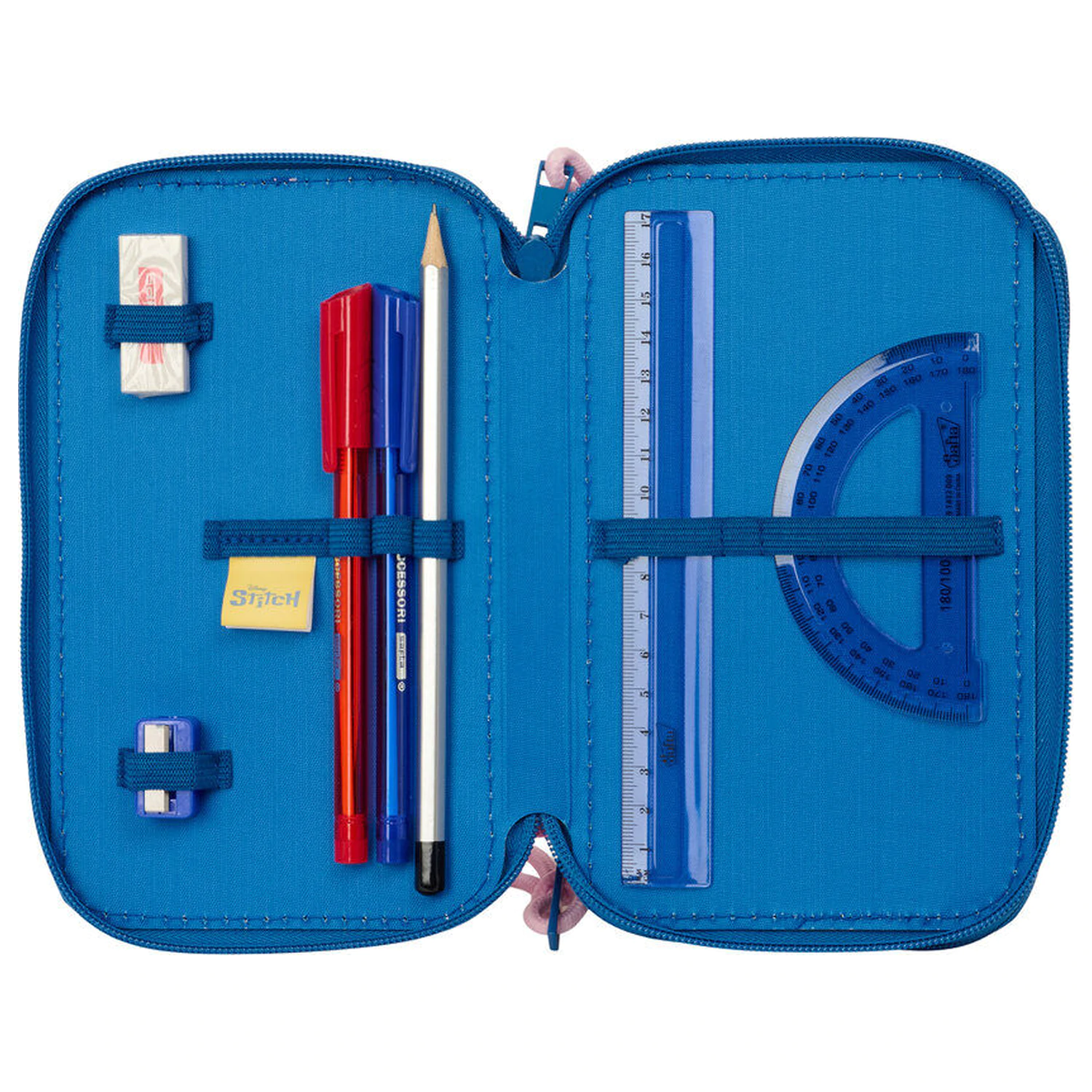 Disney Stitch & Angel trojitý penál 37 kusů fotografii produktu