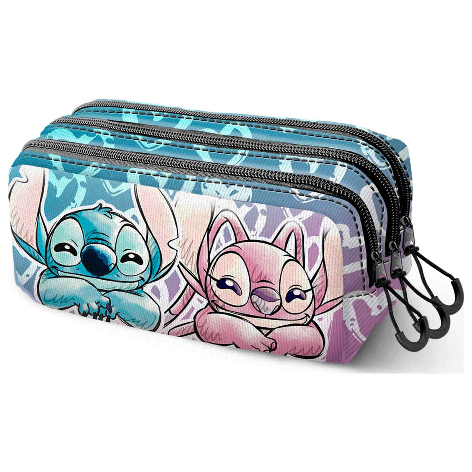 Disney Stitch & Angel trojitý penál fotografii produktu