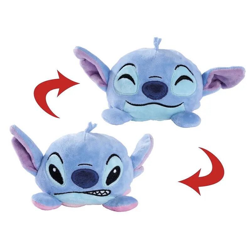 Lilo & Stitch Oboustranná plyšová figurka Stitch 8 cm fotografii produktu