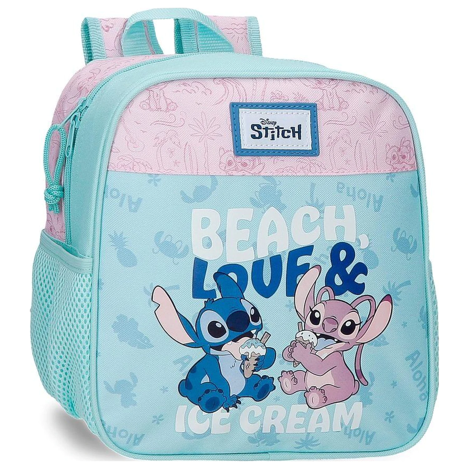 Disney Stitch plážový a zamilovaný adaptabilní batoh 25 cm fotografii produktu