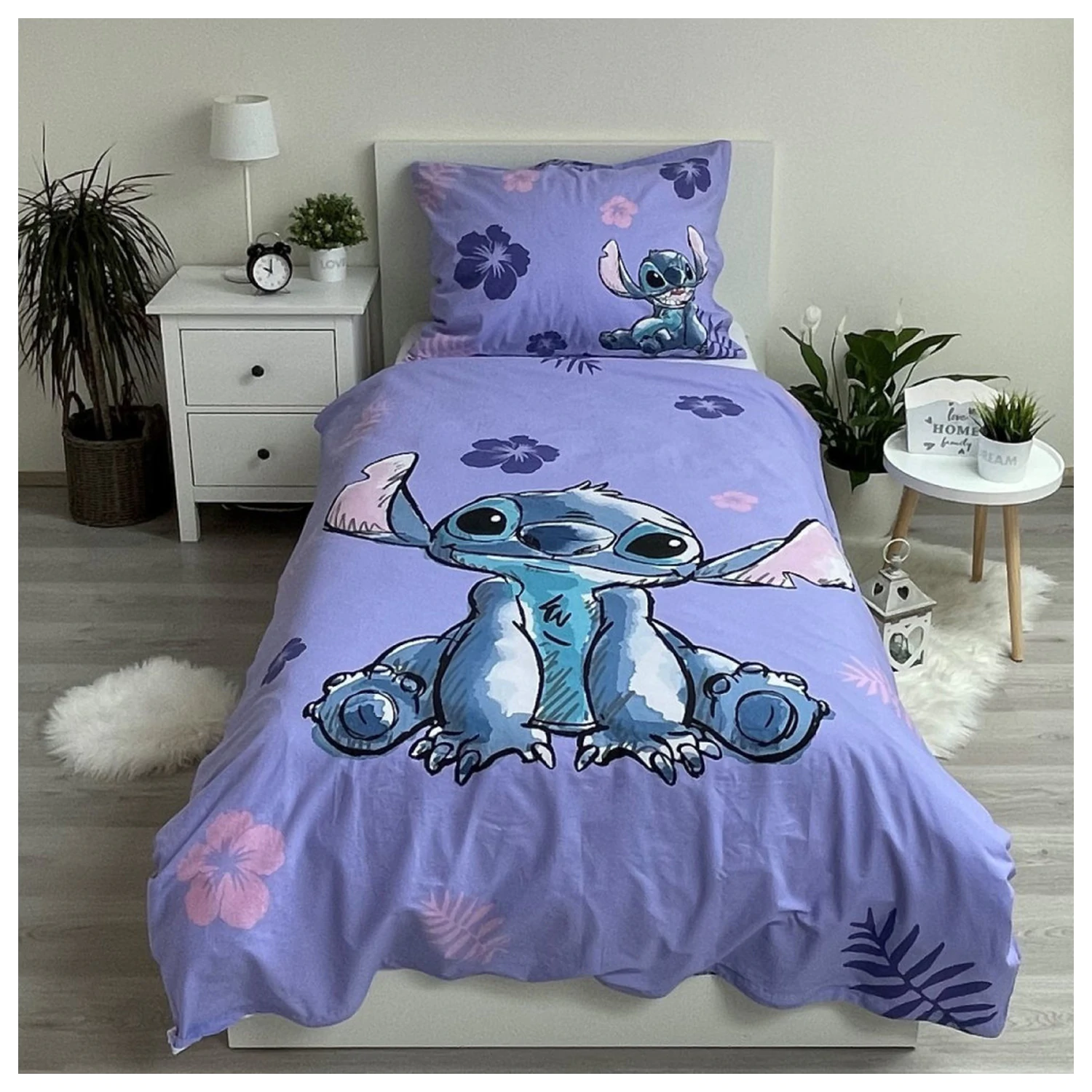 Disney Stitch Blooming povlak na přikrývku fotografii produktu