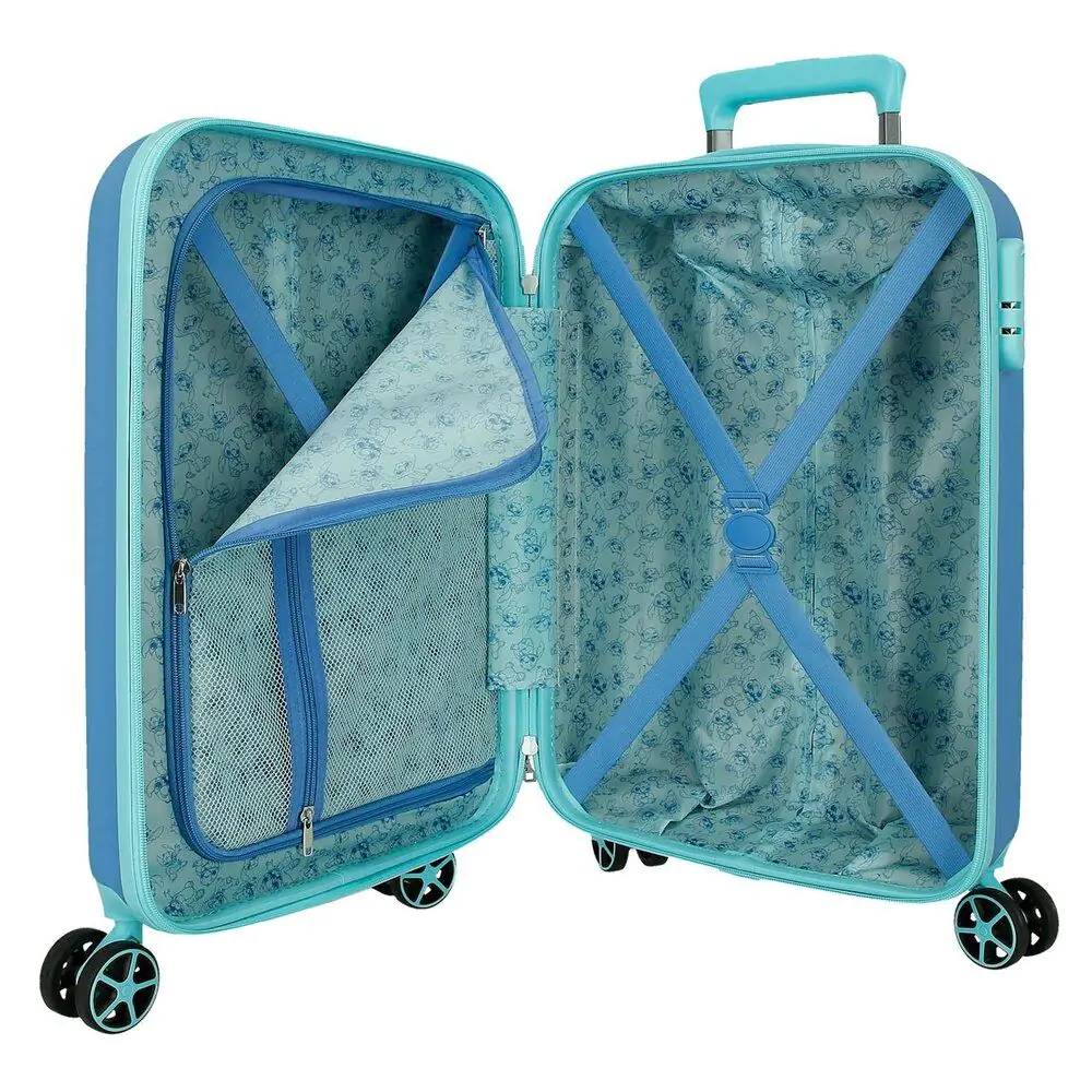 Disney Stitch Blue ABS trolley kufr 55 cm fotografii produktu