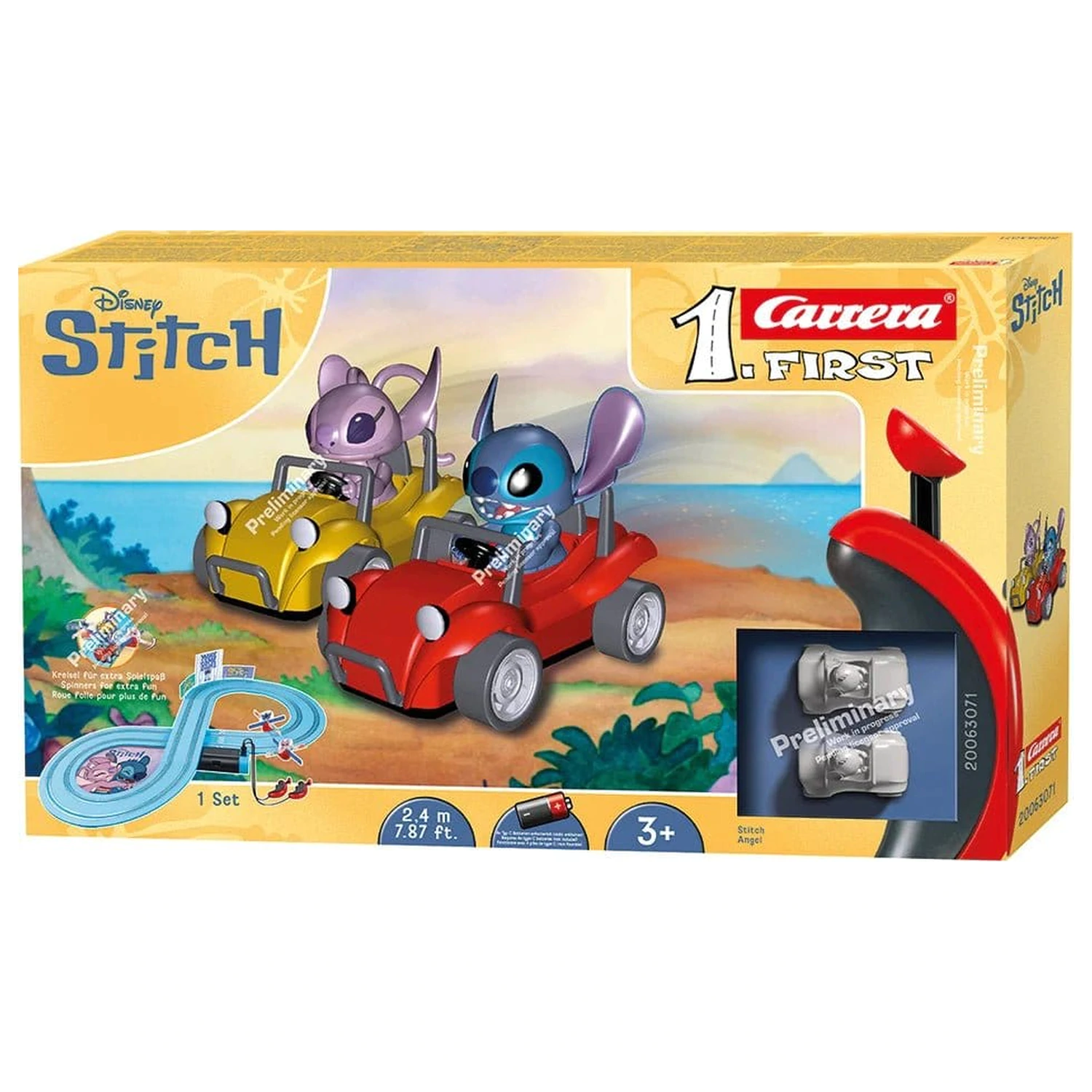 Disney Stitch Carrera First Závodní dráha Set Disney Stitch 2,4 fotografii produktu