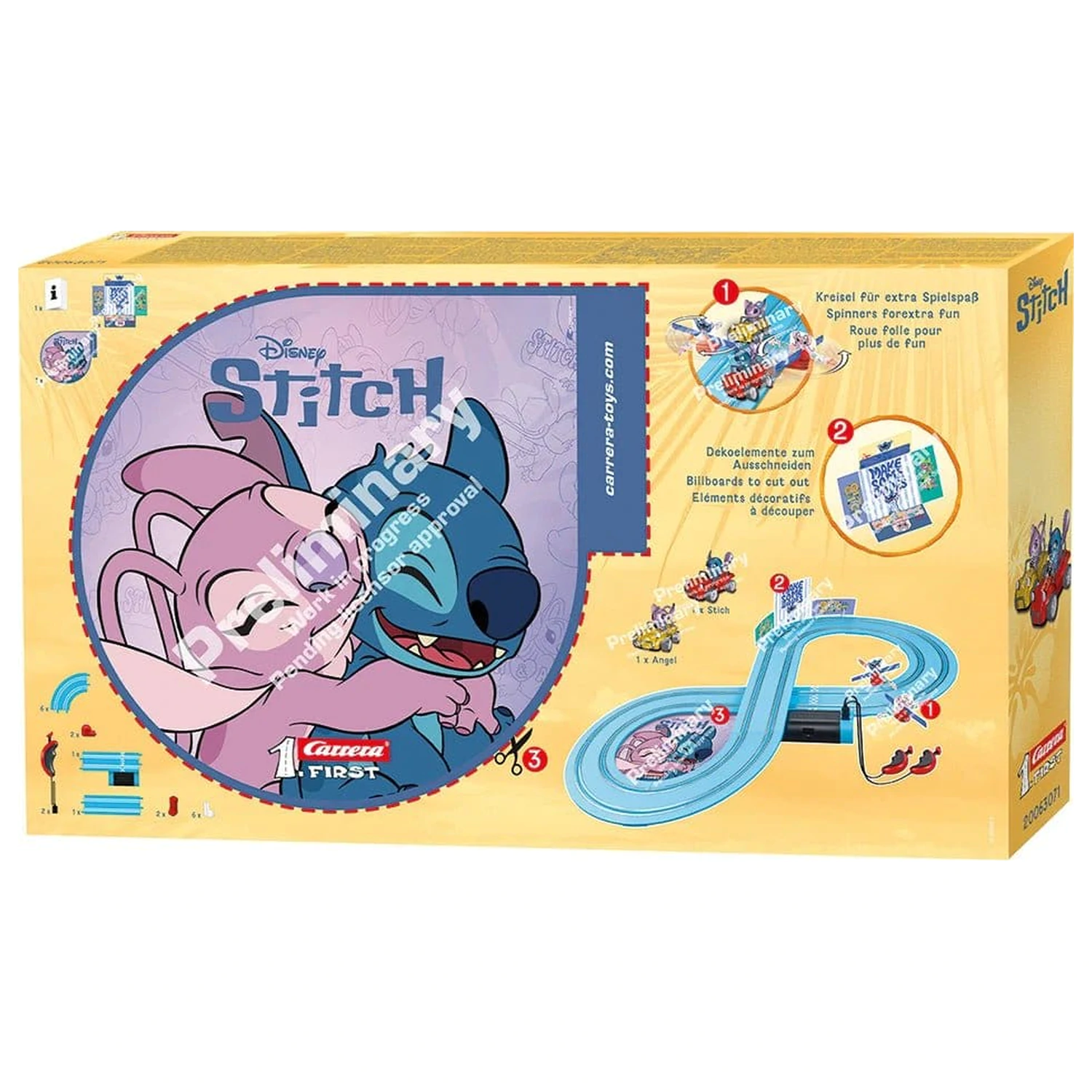 Disney Stitch Carrera First Závodní dráha Set Disney Stitch 2,4 fotografii produktu