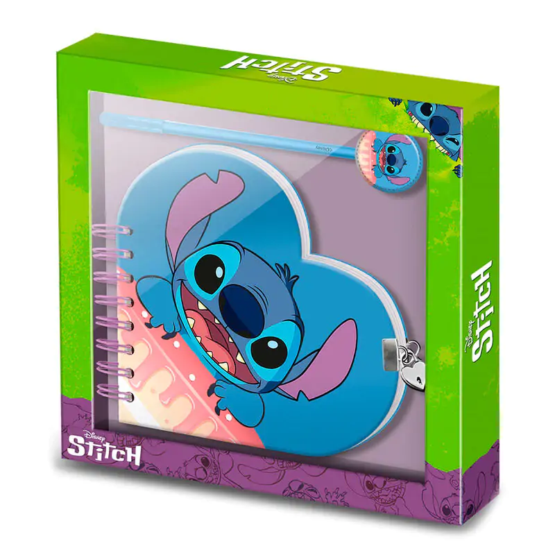 Disney Stitch deník na dort s perem pro volný čas + sada fotografii produktu