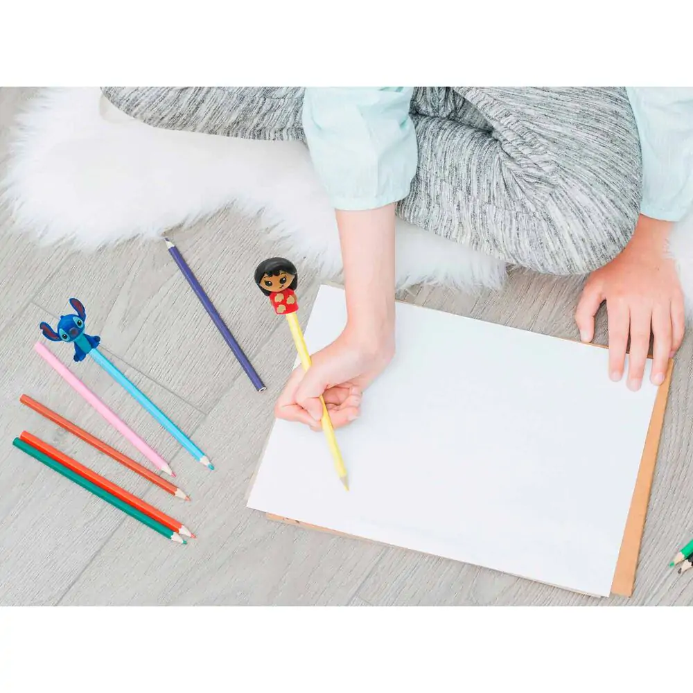 Disney Stitch blister 3 dekorativní figurky tužky fotografii produktu