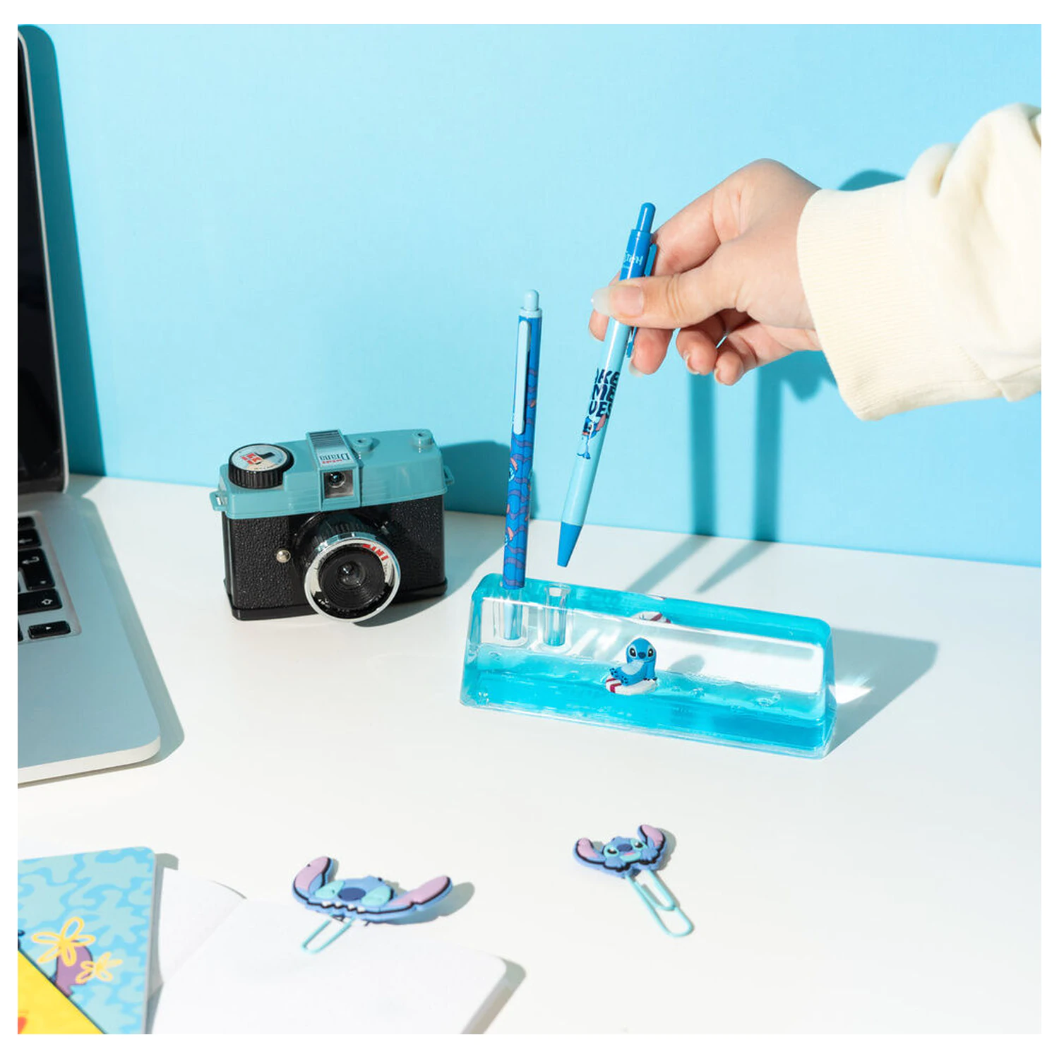 Disney Stitch sada tužky, propisky a akrylového stojanu fotografii produktu