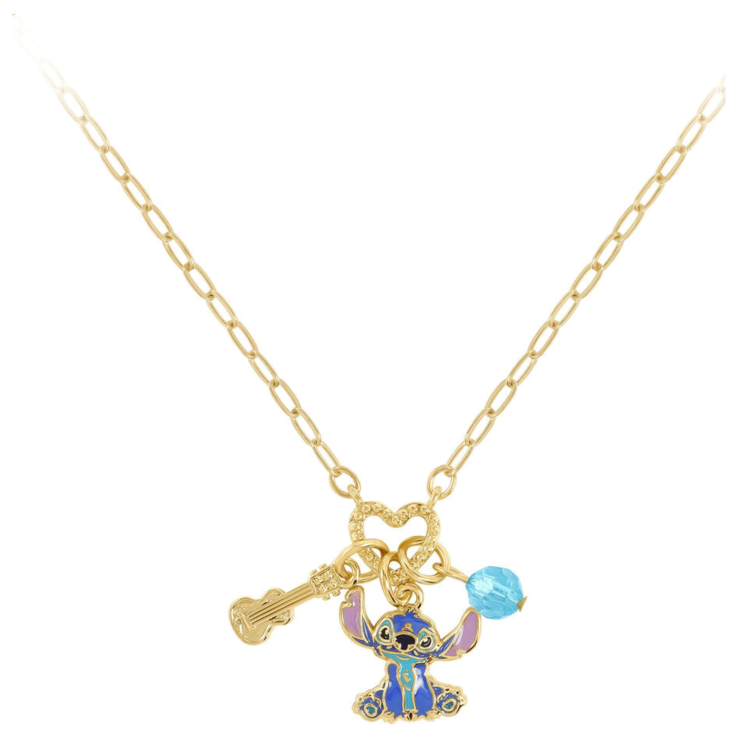 Disney Stitch Charm s kameny náhrdelník fotografii produktu