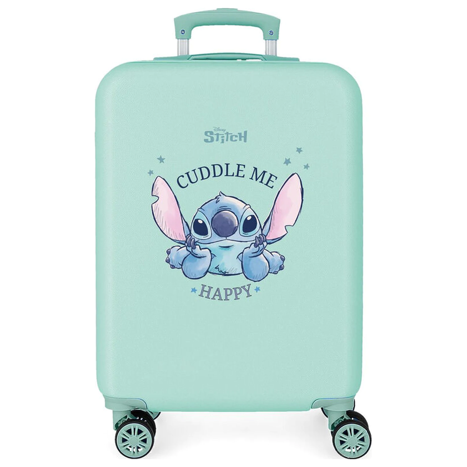 Disney Stitch Cuddle Me Happy ABS cestovní kufr na kolečkách 55cm fotografii produktu